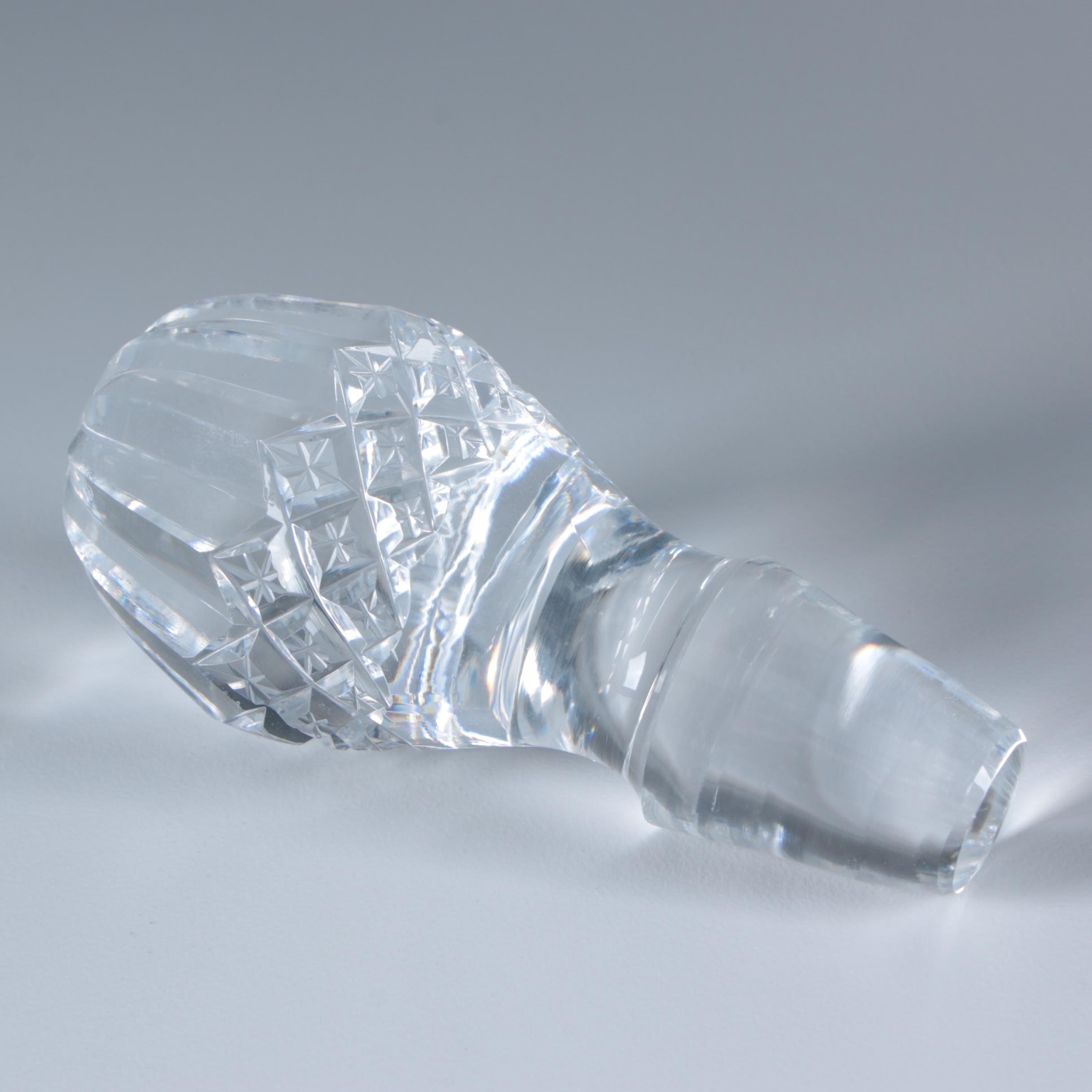 Cut Crystal Decanter Attributed to Libbey