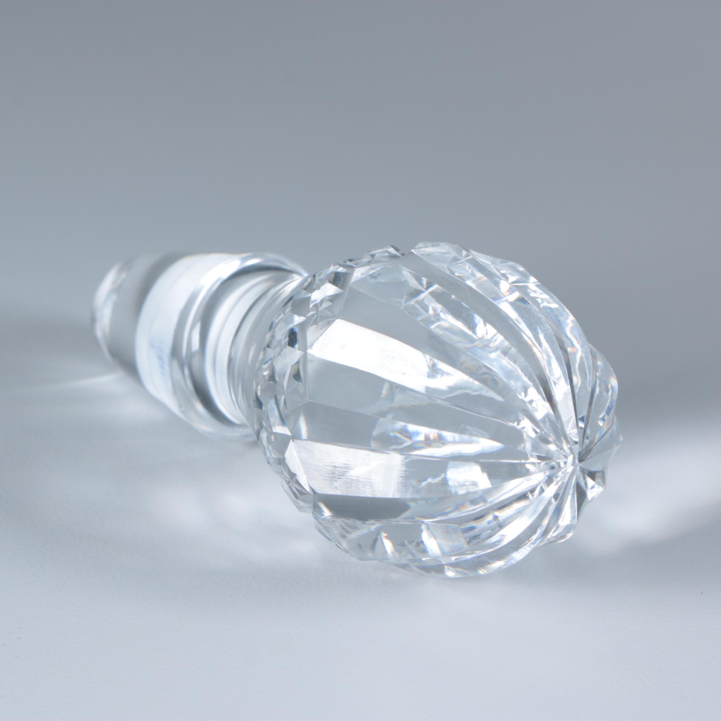 Cut Crystal Decanter Attributed to Libbey