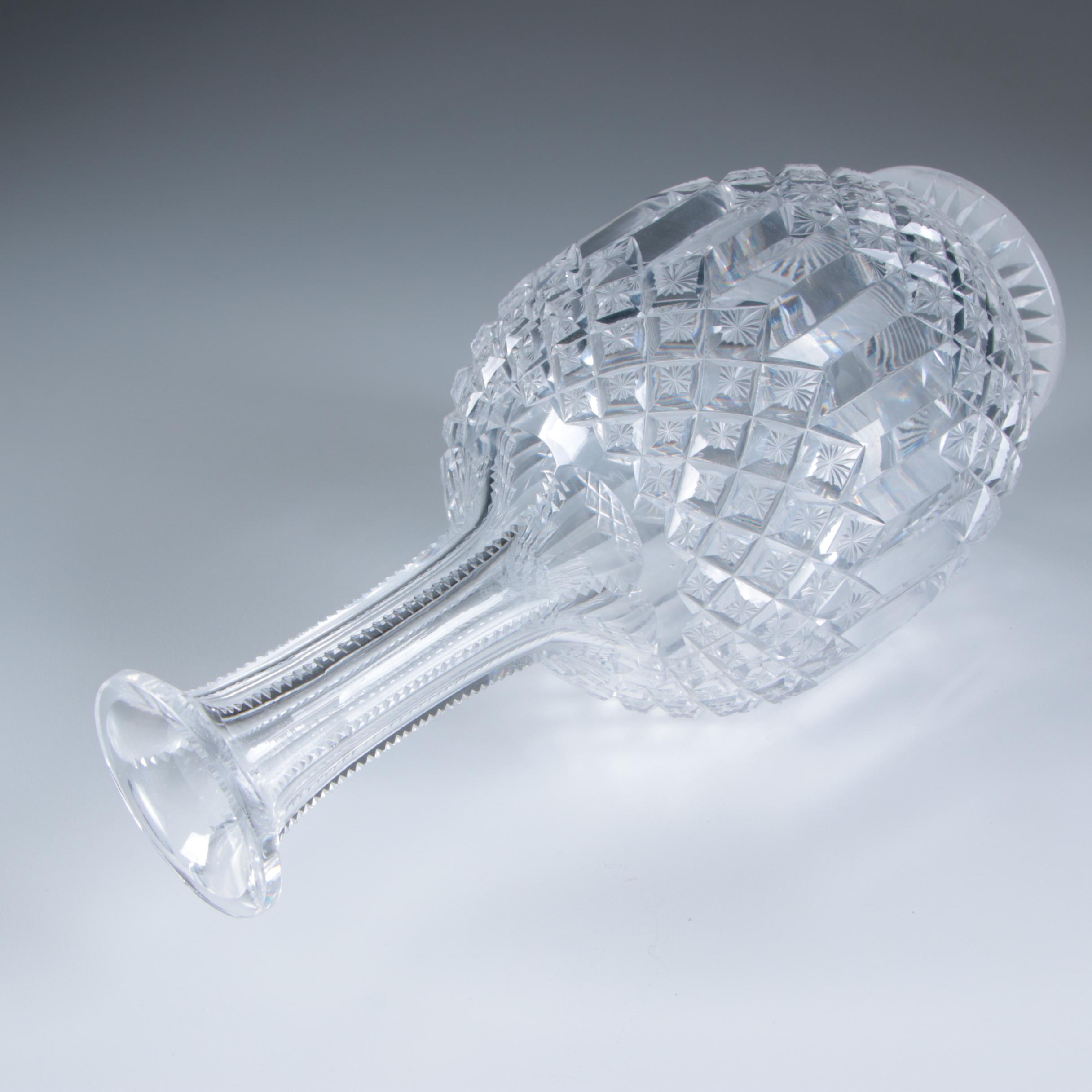 Cut Crystal Decanter Attributed to Libbey