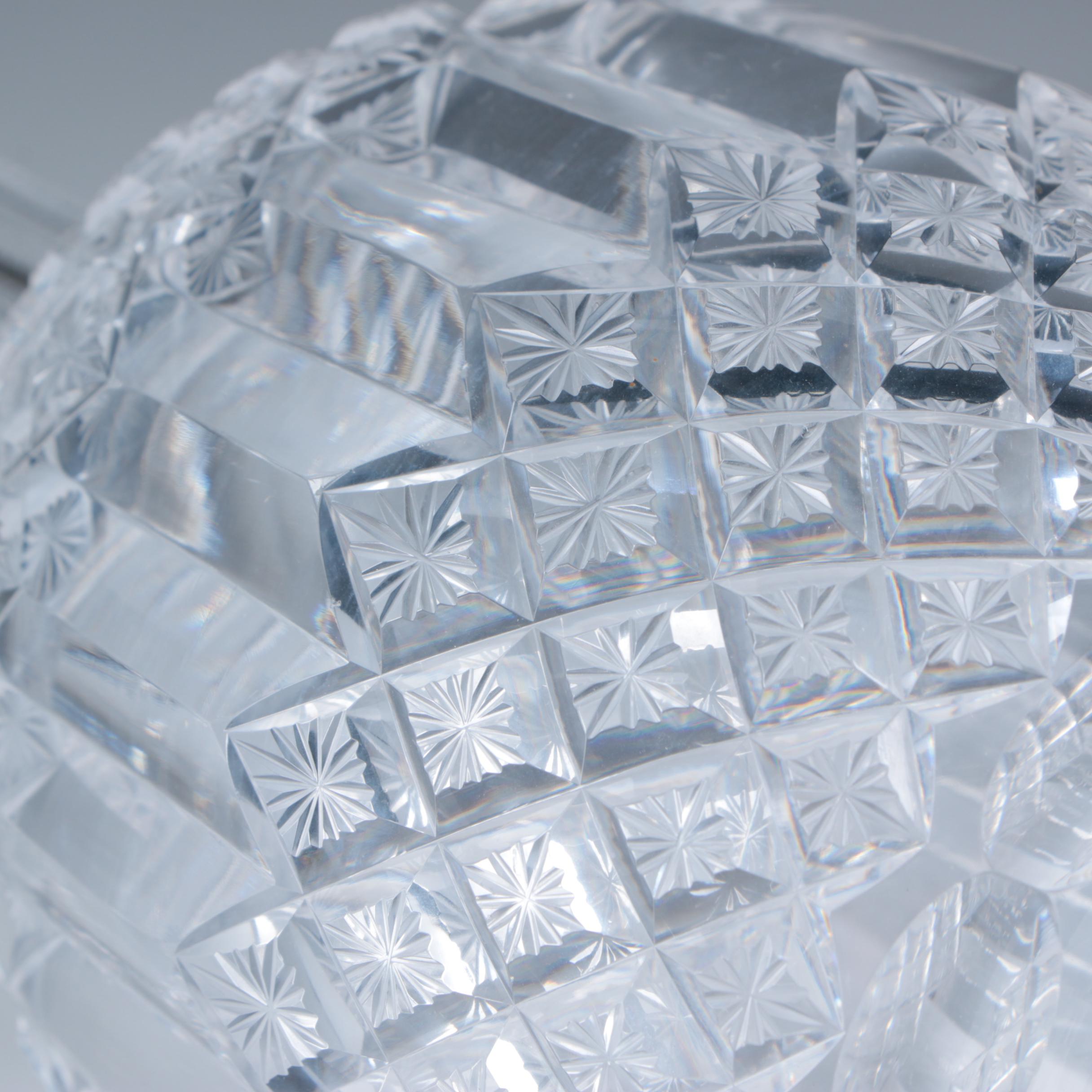 Cut Crystal Decanter Attributed to Libbey