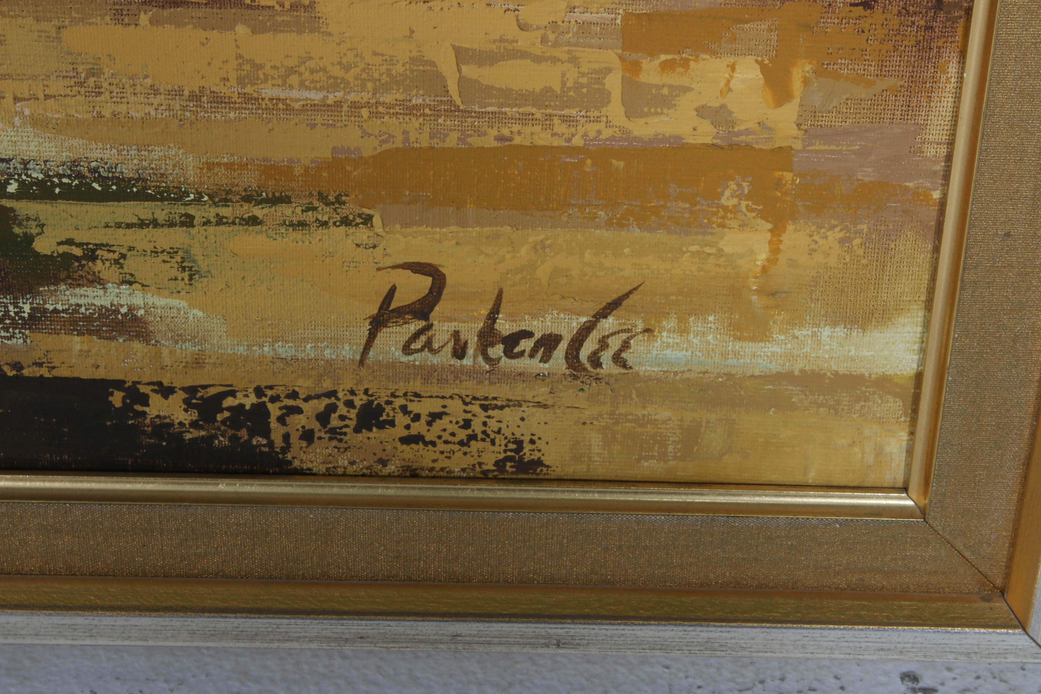 Parker Lee Oil Painting "City on a Canal"