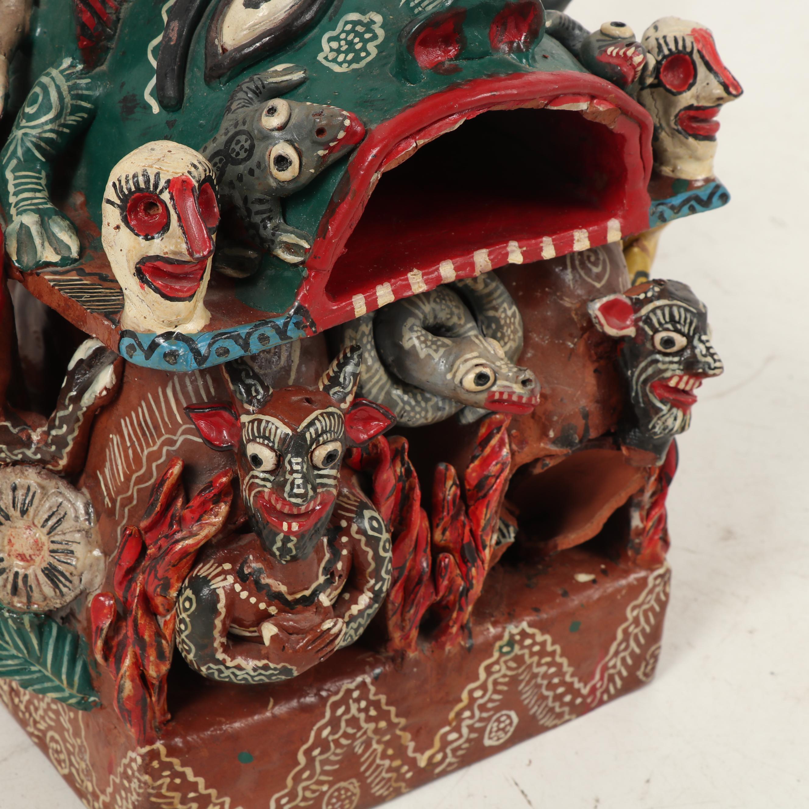 Magdalena Martinez Albarez Ocumicho Folk Art Sculpture, 1960s