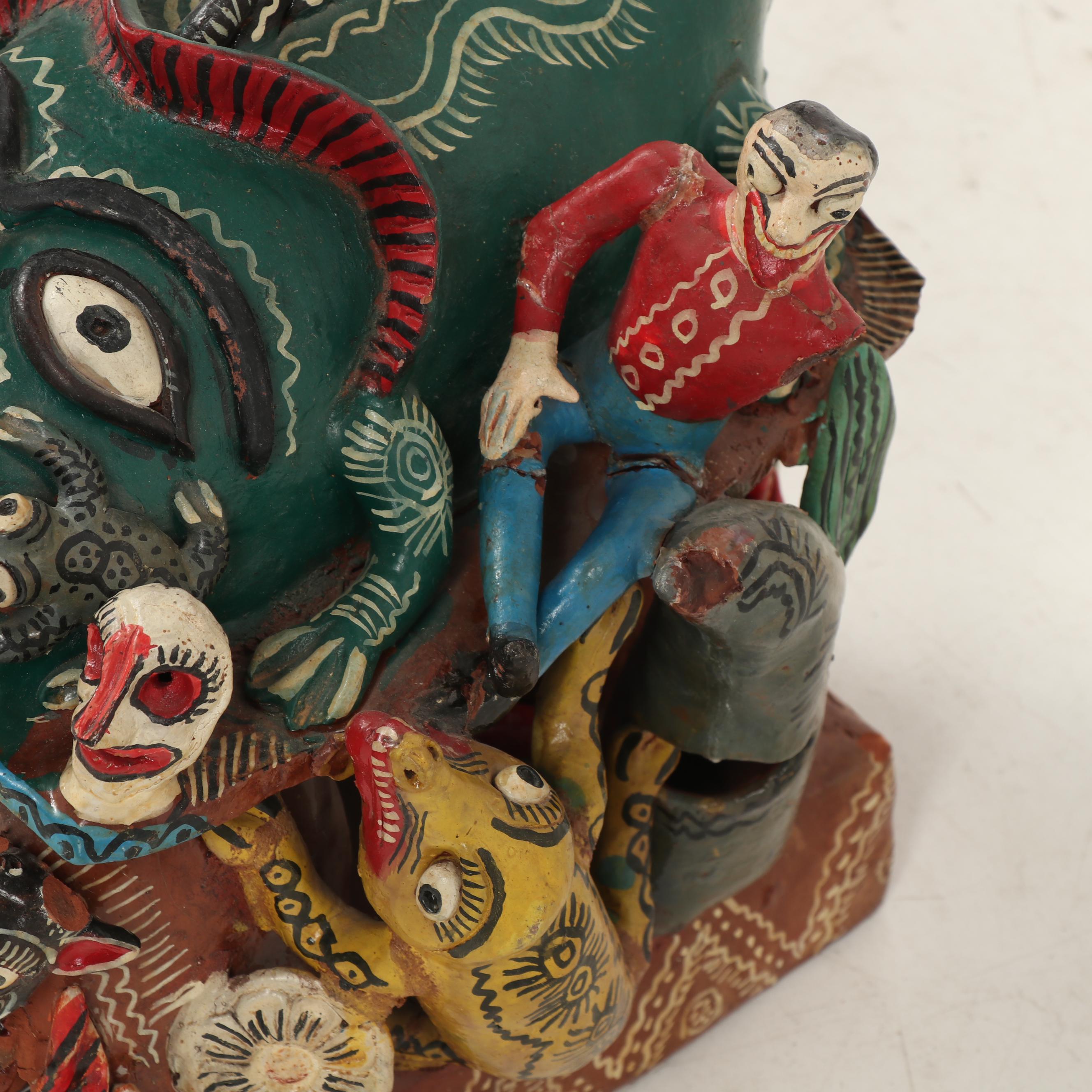 Magdalena Martinez Albarez Ocumicho Folk Art Sculpture, 1960s