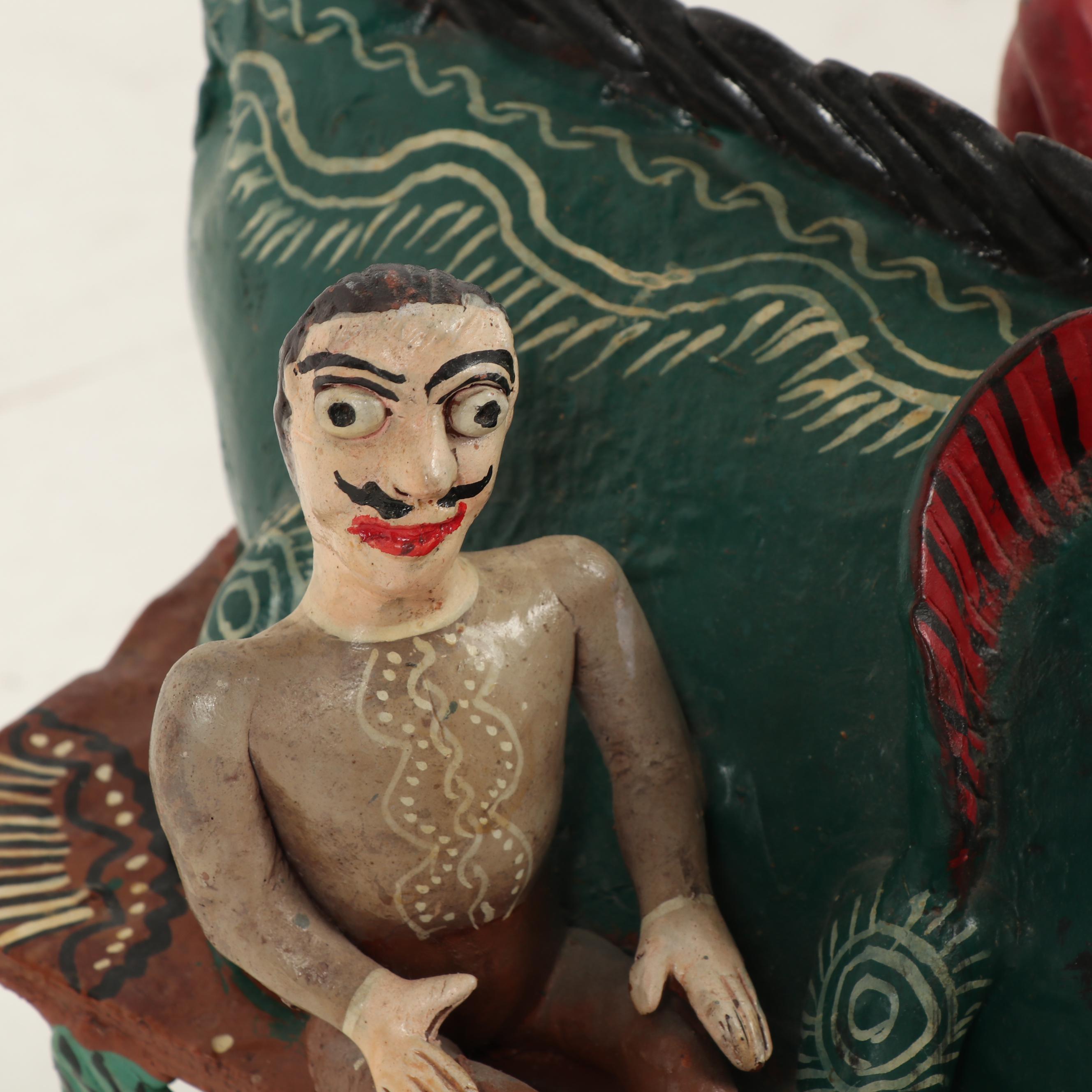 Magdalena Martinez Albarez Ocumicho Folk Art Sculpture, 1960s