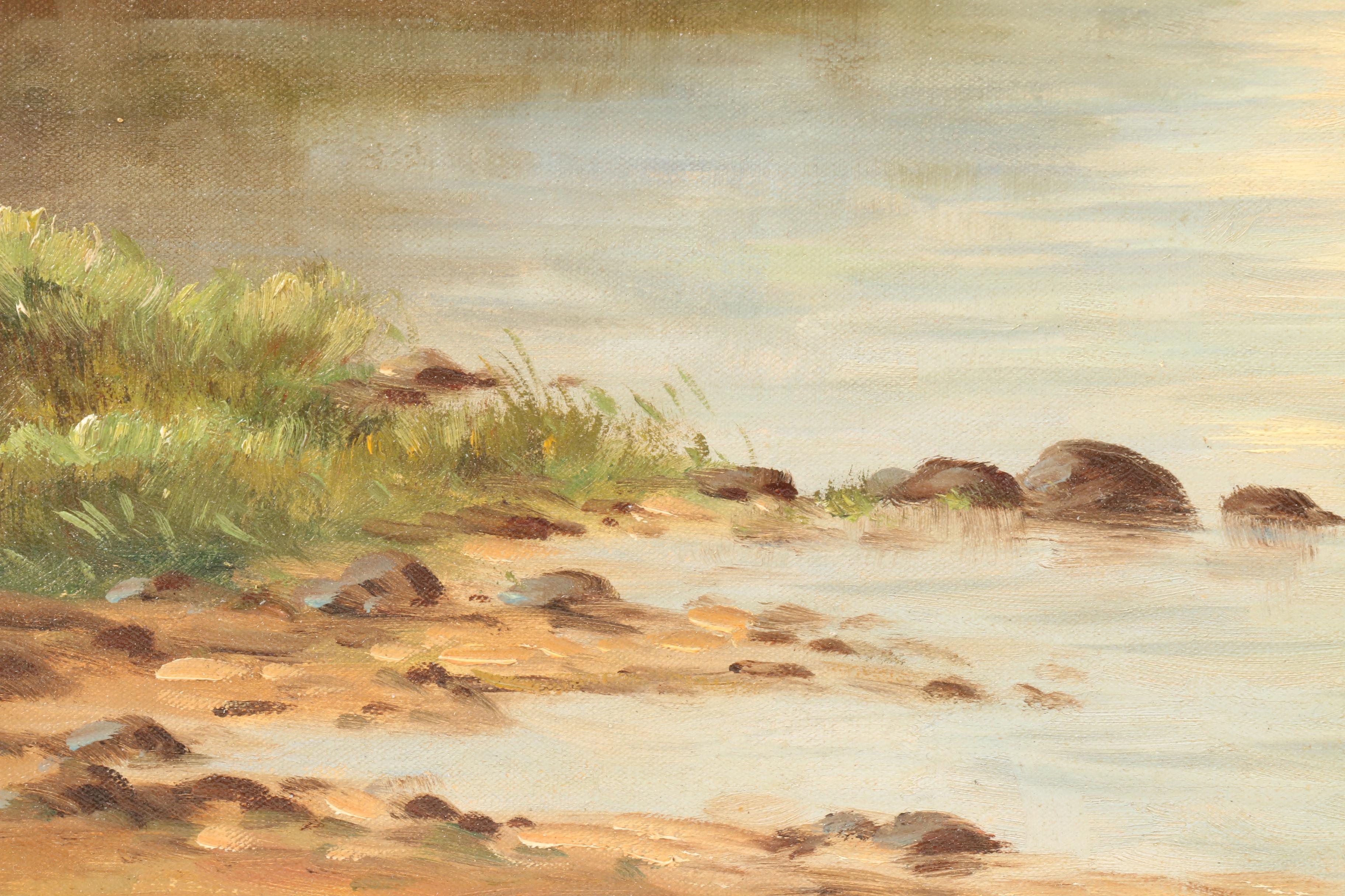 Norman Wilson Mid-Century American Landscape Oil Painting