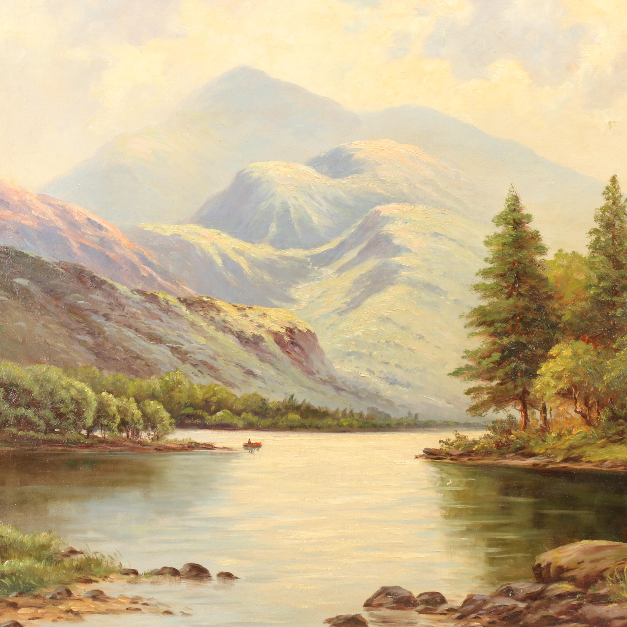 Norman Wilson Mid-Century American Landscape Oil Painting