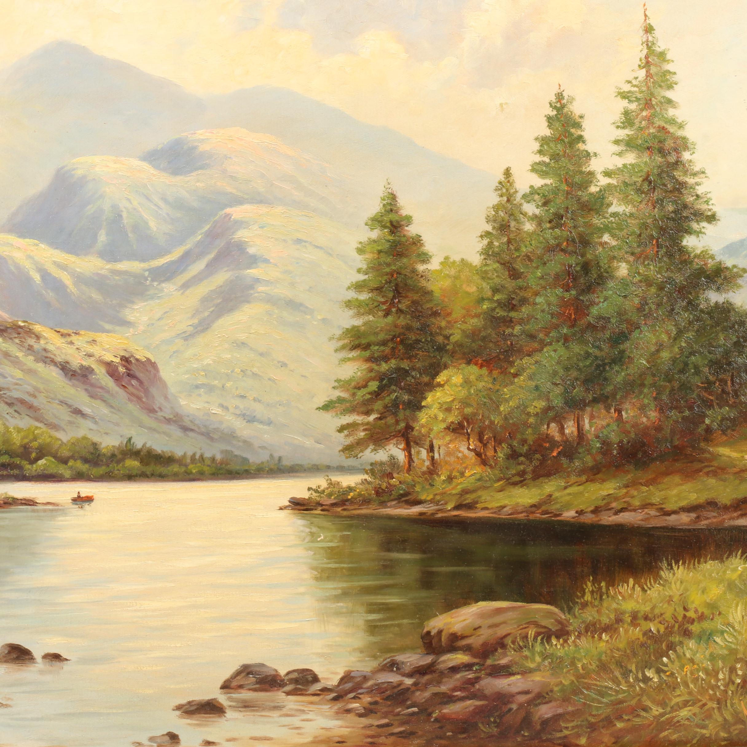 Norman Wilson Mid-Century American Landscape Oil Painting