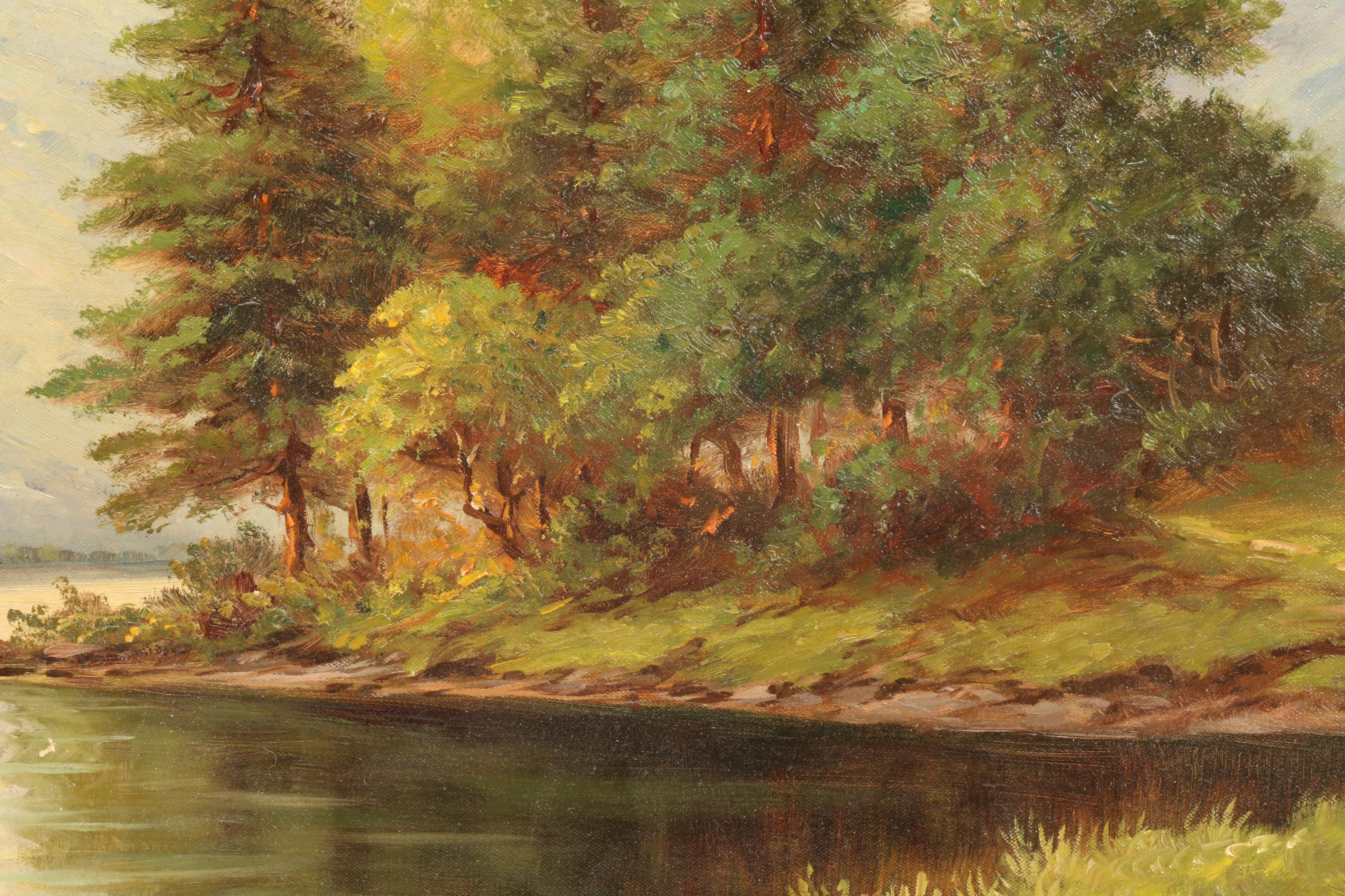 Norman Wilson Mid-Century American Landscape Oil Painting