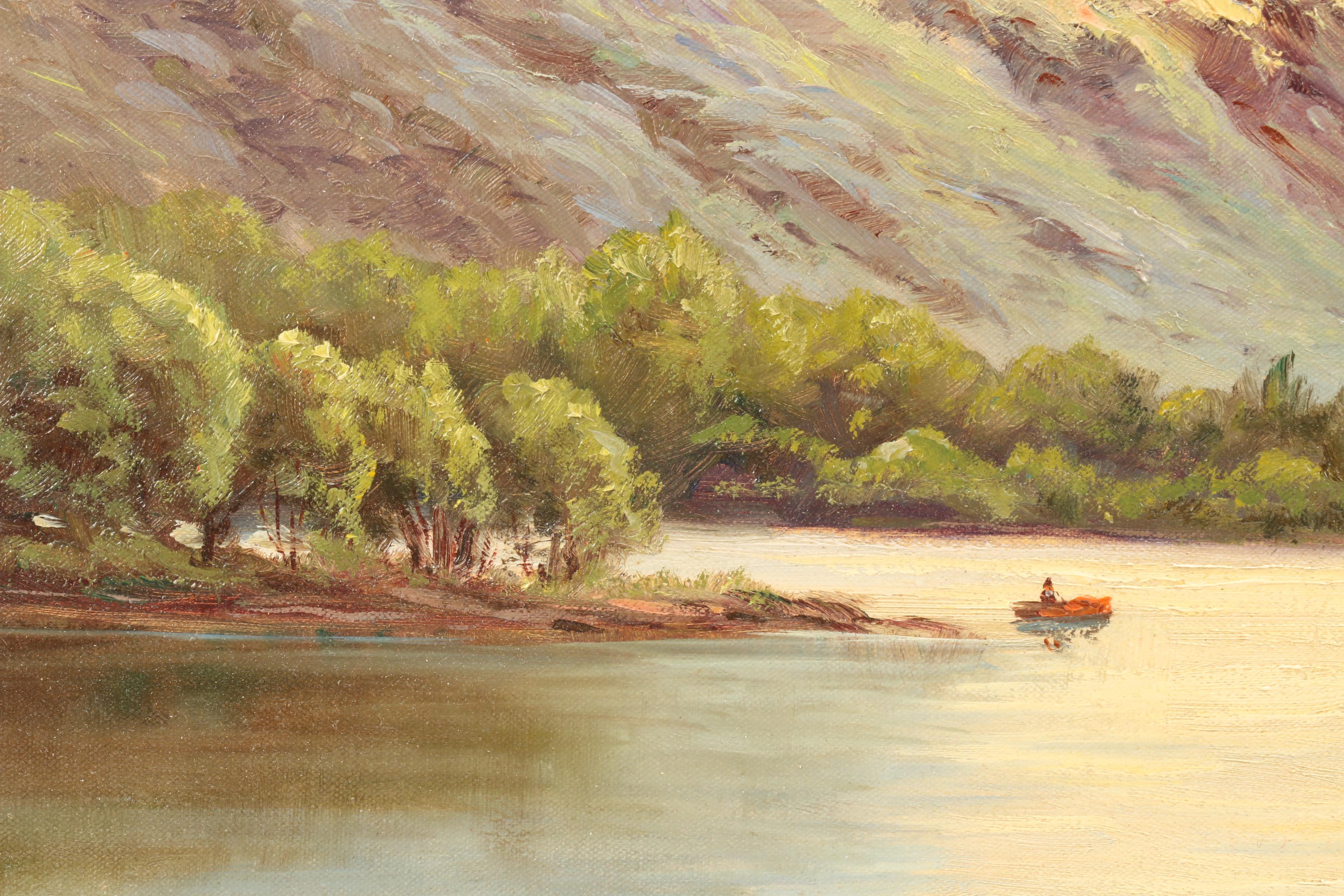 Norman Wilson Mid-Century American Landscape Oil Painting