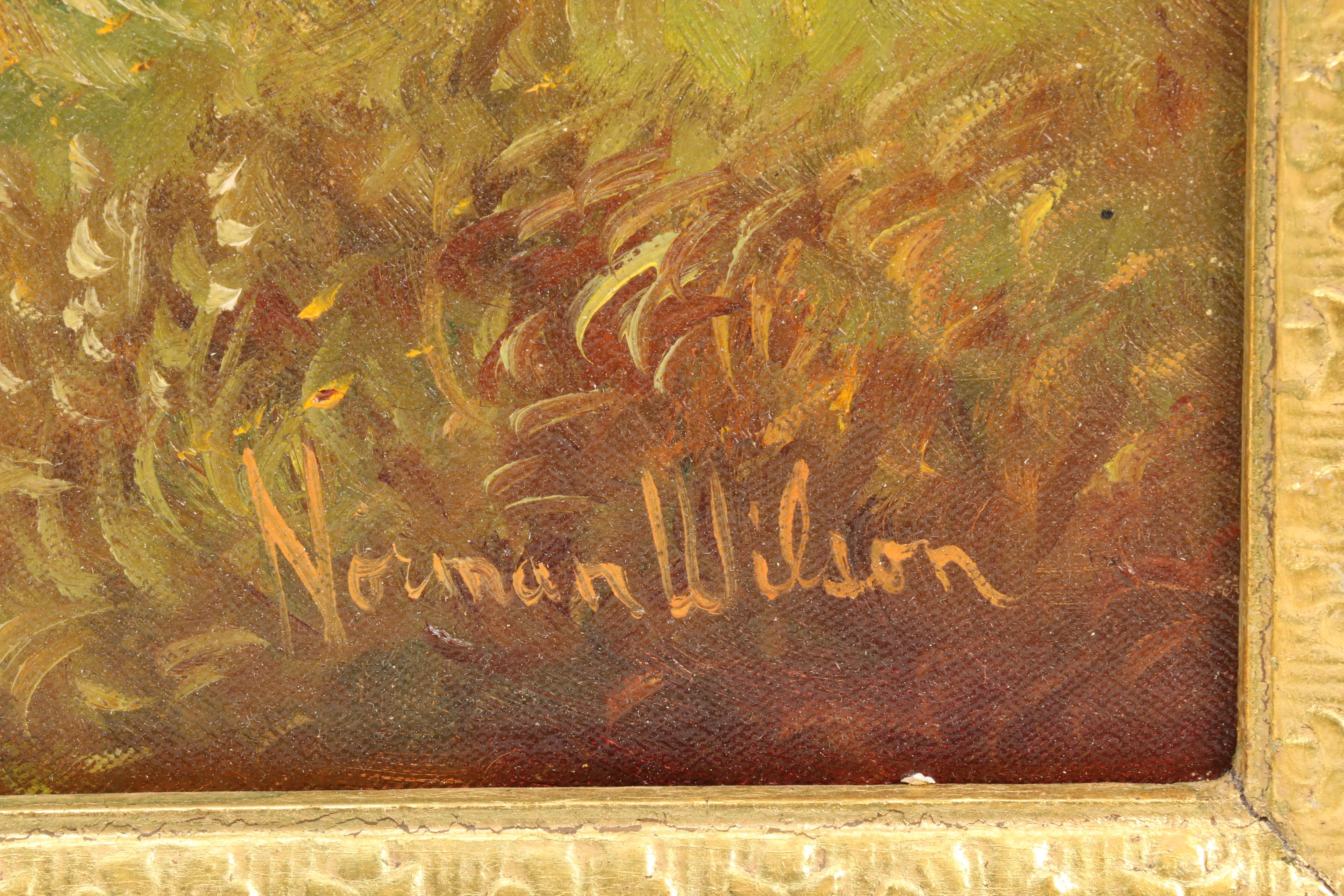 Norman Wilson Mid-Century American Landscape Oil Painting
