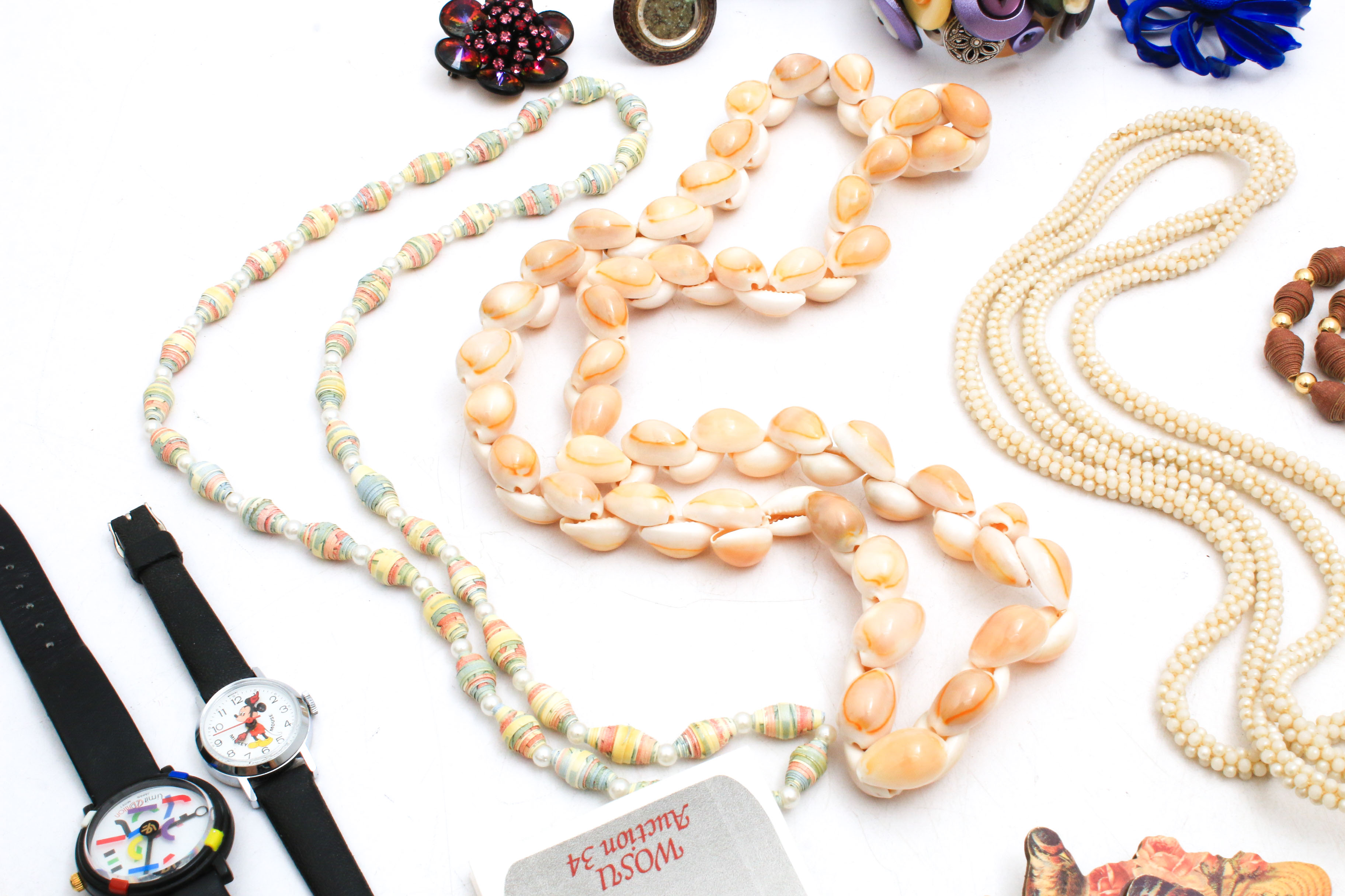 Fashion Jewelry Including Shell, Bone, Wood, and More, Vintage and Contemporary