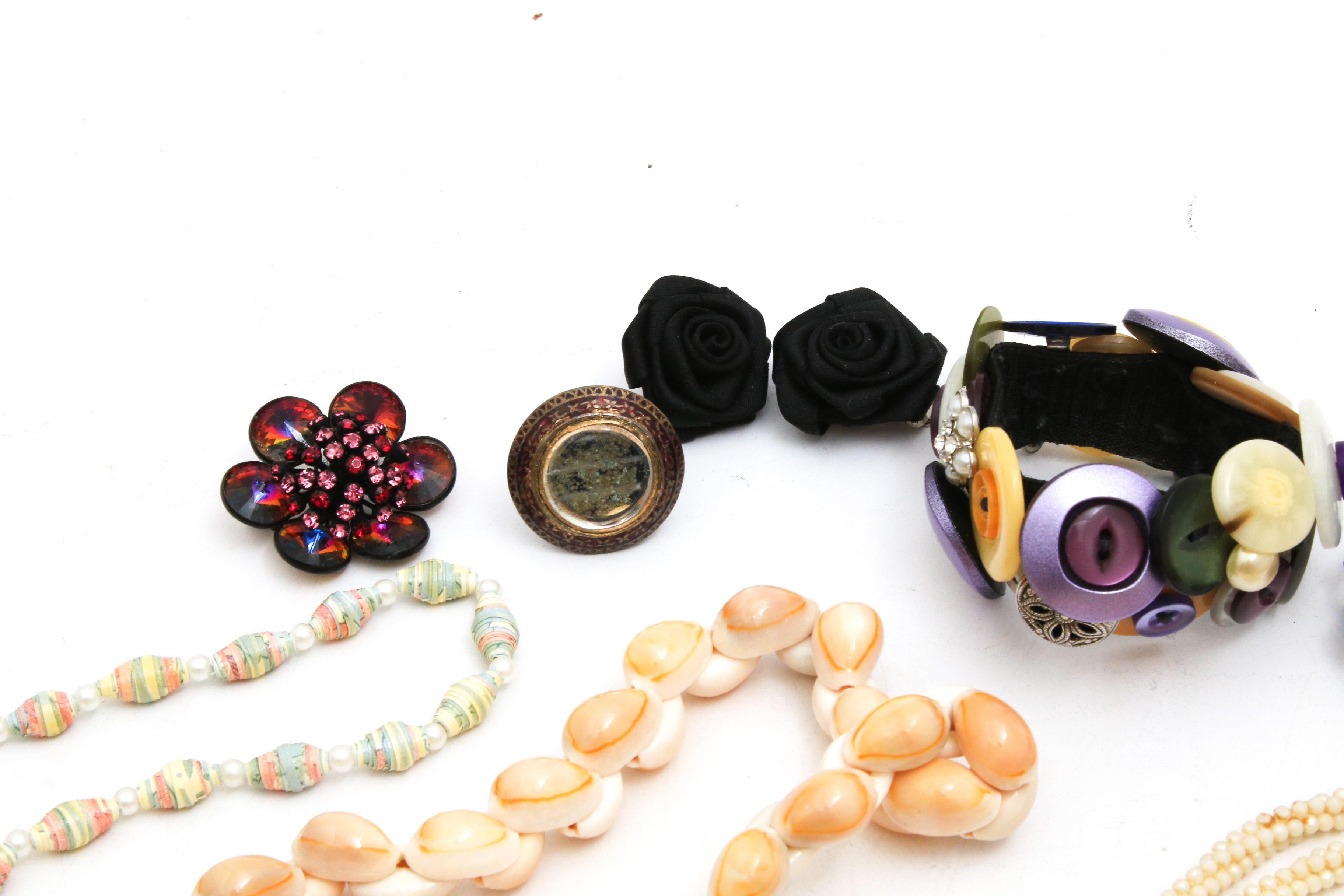 Fashion Jewelry Including Shell, Bone, Wood, and More, Vintage and Contemporary