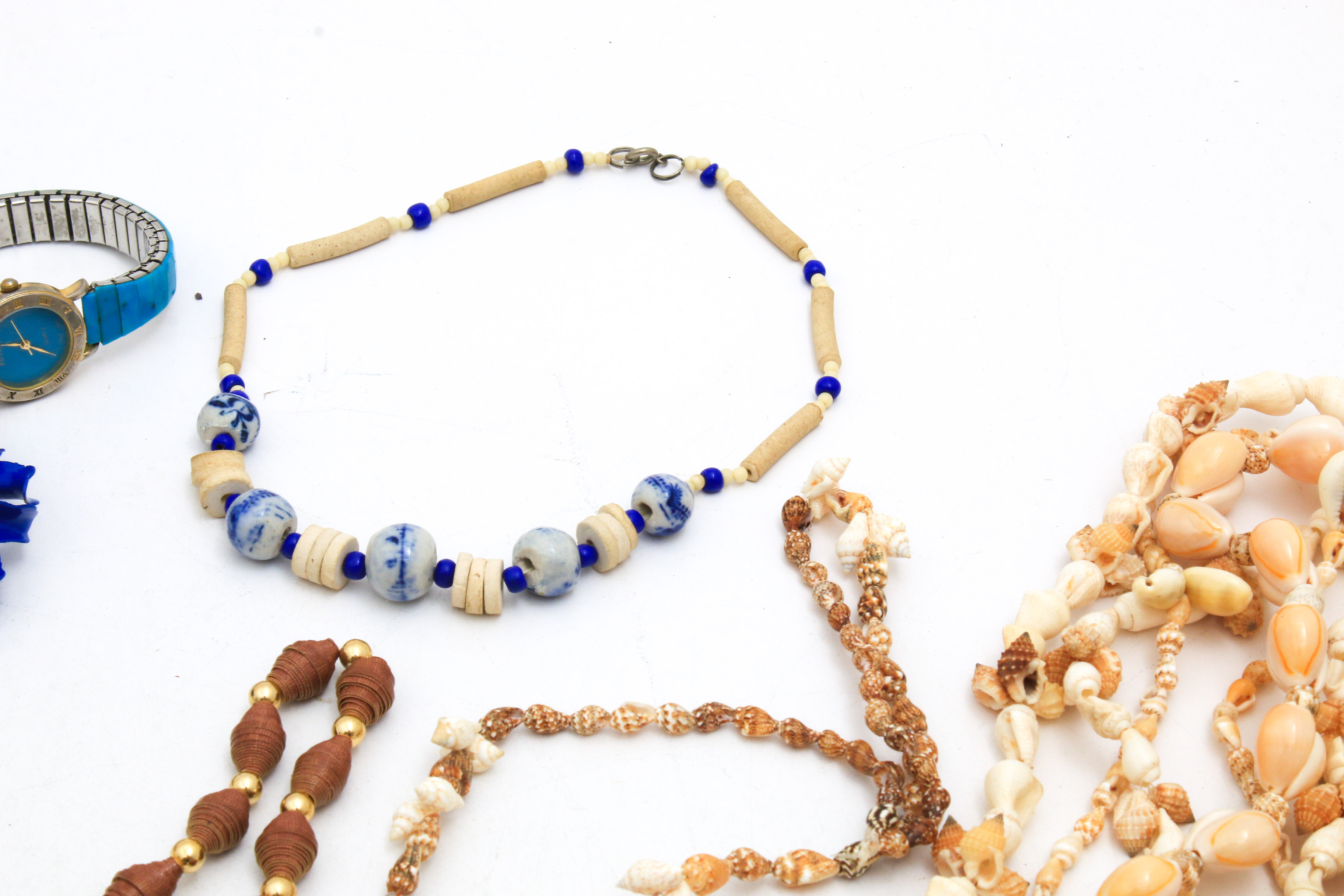 Fashion Jewelry Including Shell, Bone, Wood, and More, Vintage and Contemporary