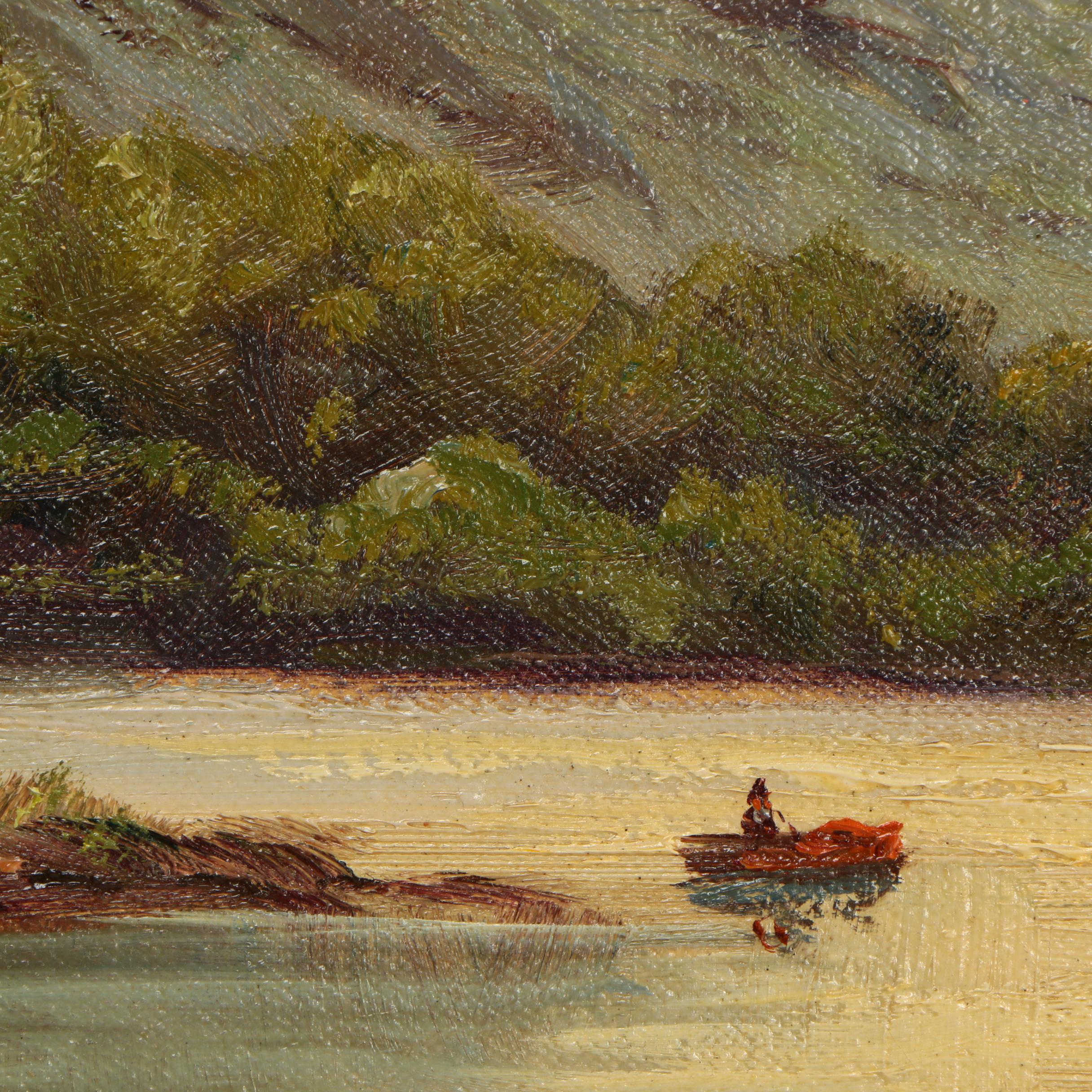 Norman Wilson Mid-Century American Landscape Oil Painting