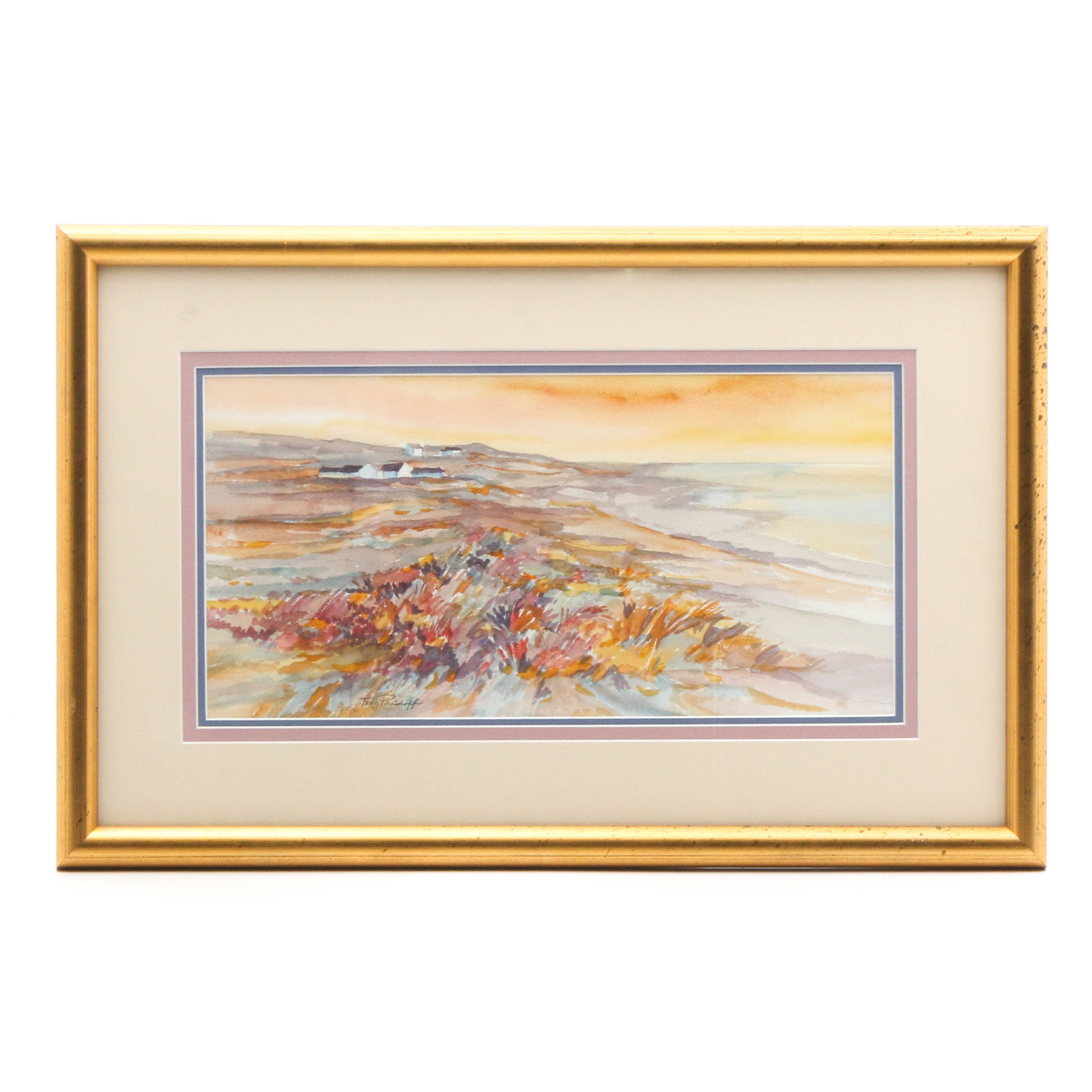 Jody Primoff Coastal Landscape Watercolor