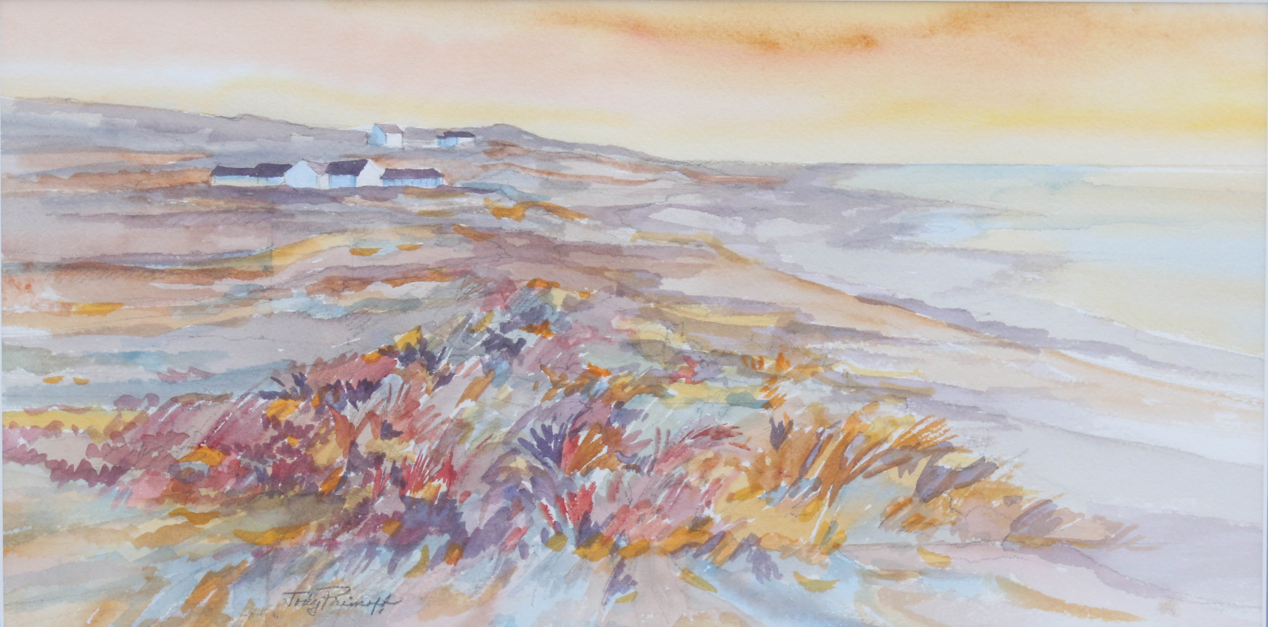 Jody Primoff Coastal Landscape Watercolor