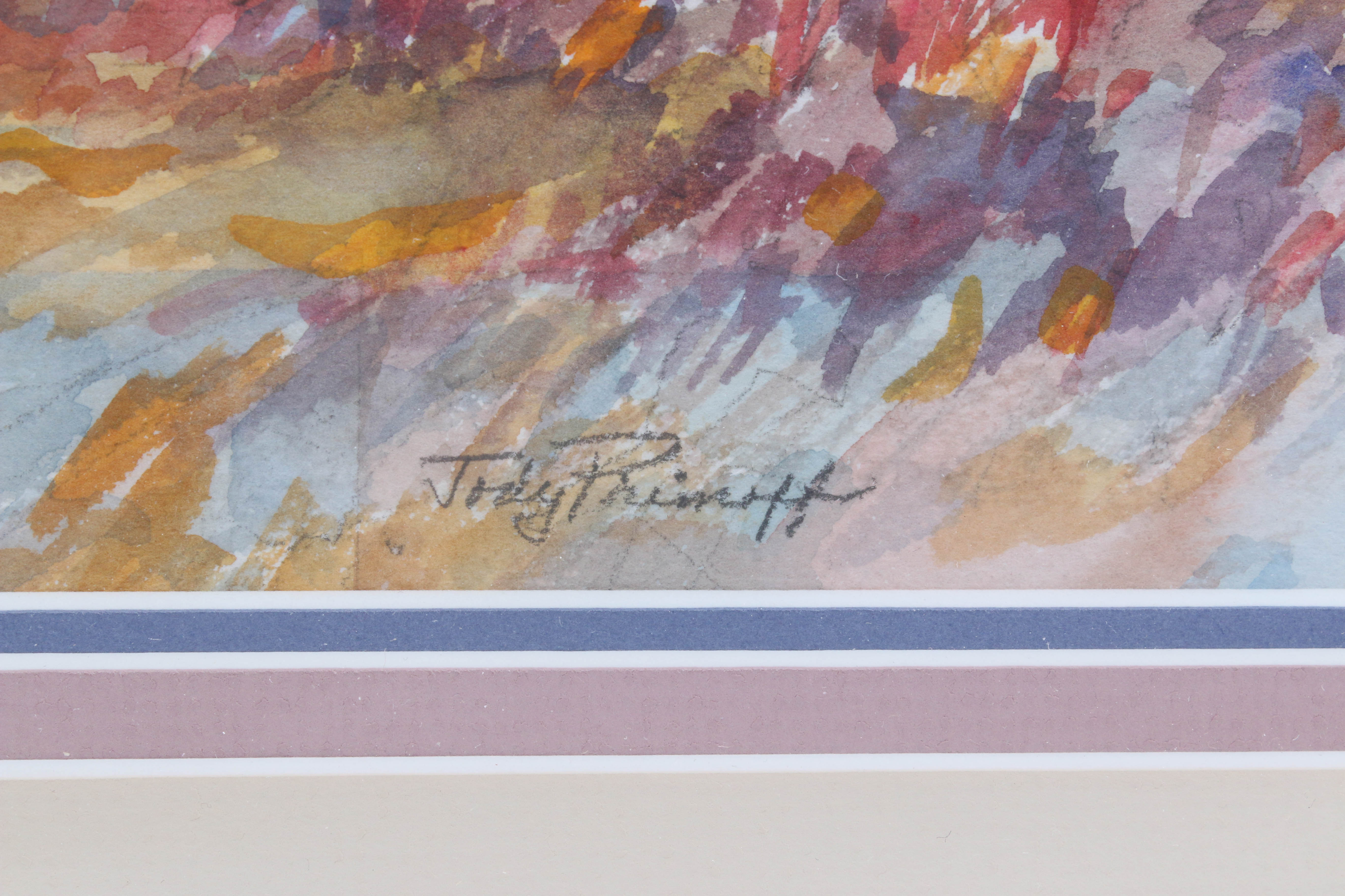 Jody Primoff Coastal Landscape Watercolor