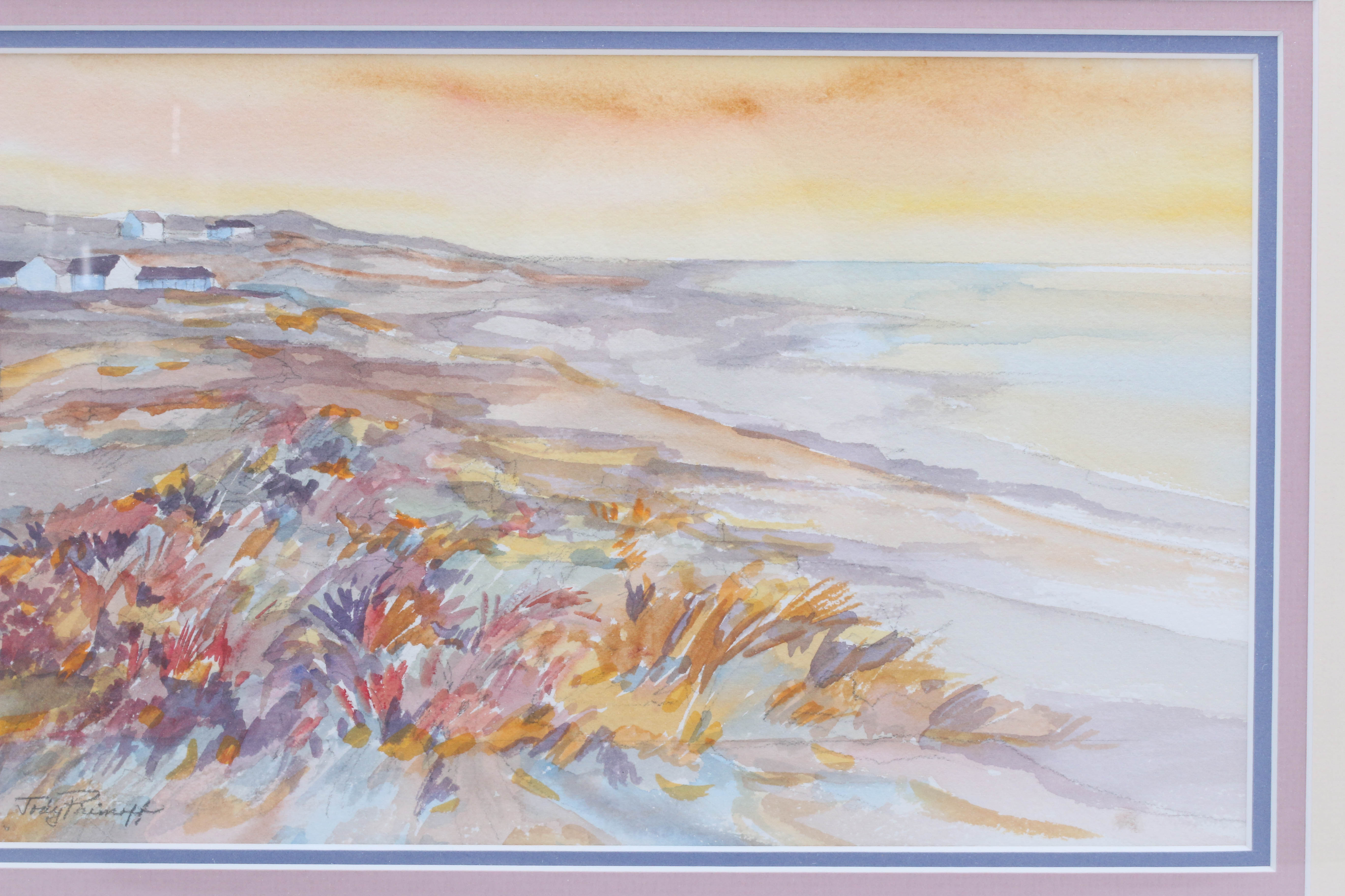 Jody Primoff Coastal Landscape Watercolor