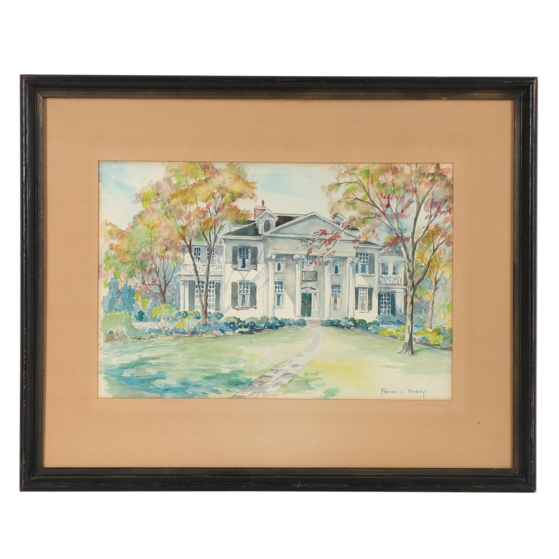 Francis Hardy Landscape Watercolor Painting