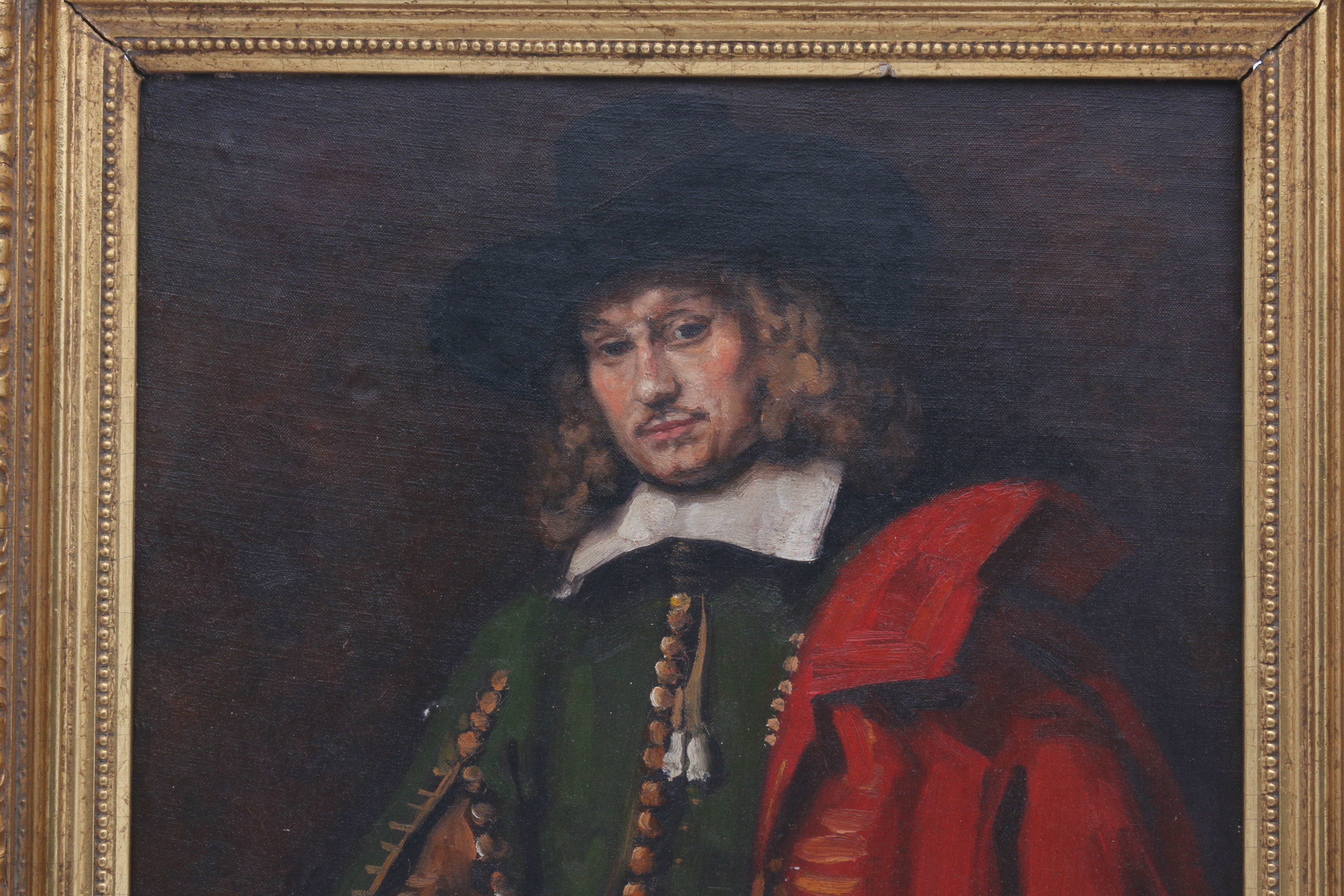 Copy Oil Painting After Rembrandt "Portrait of Jan Six"