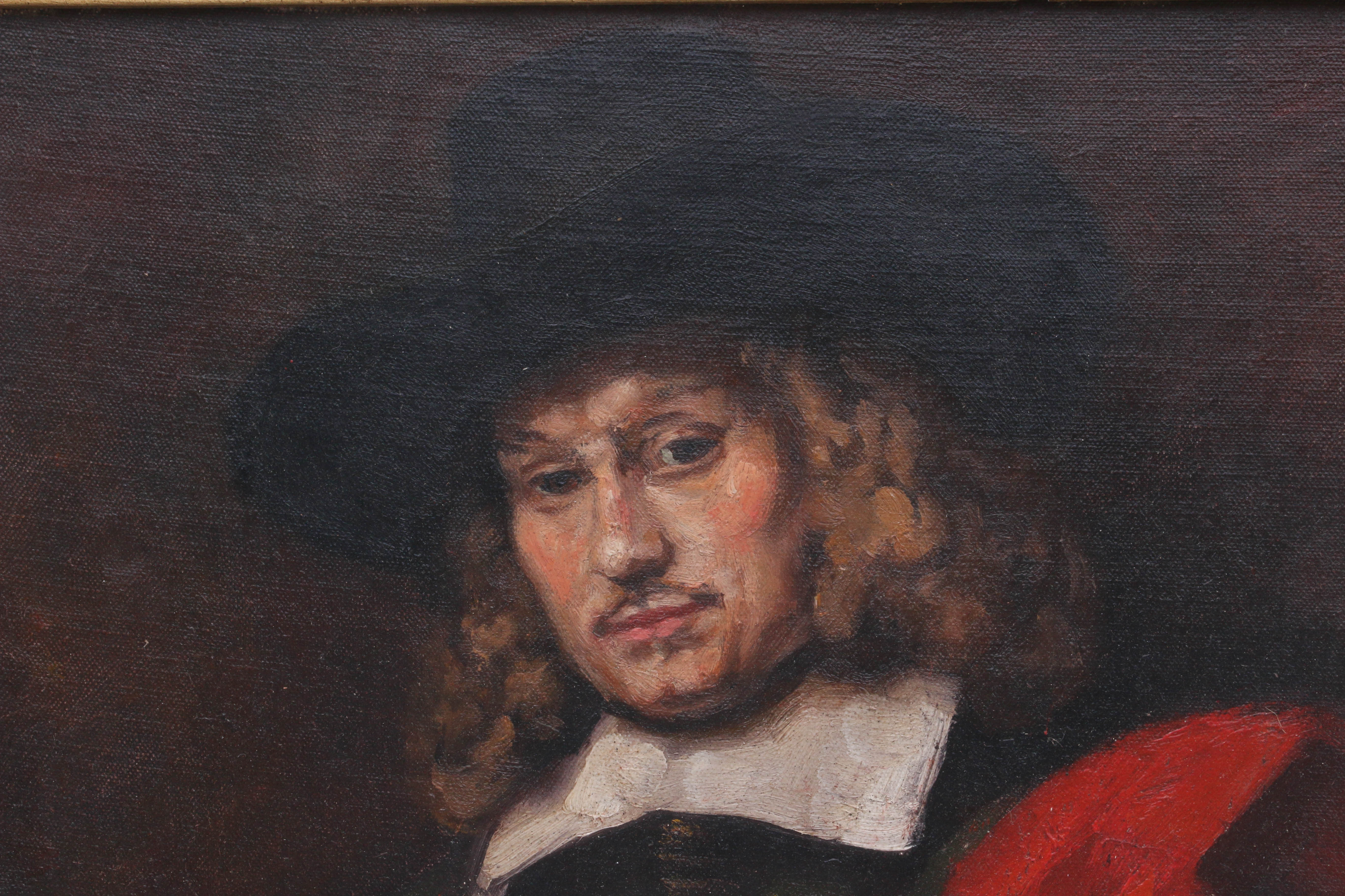 Copy Oil Painting After Rembrandt "Portrait of Jan Six"