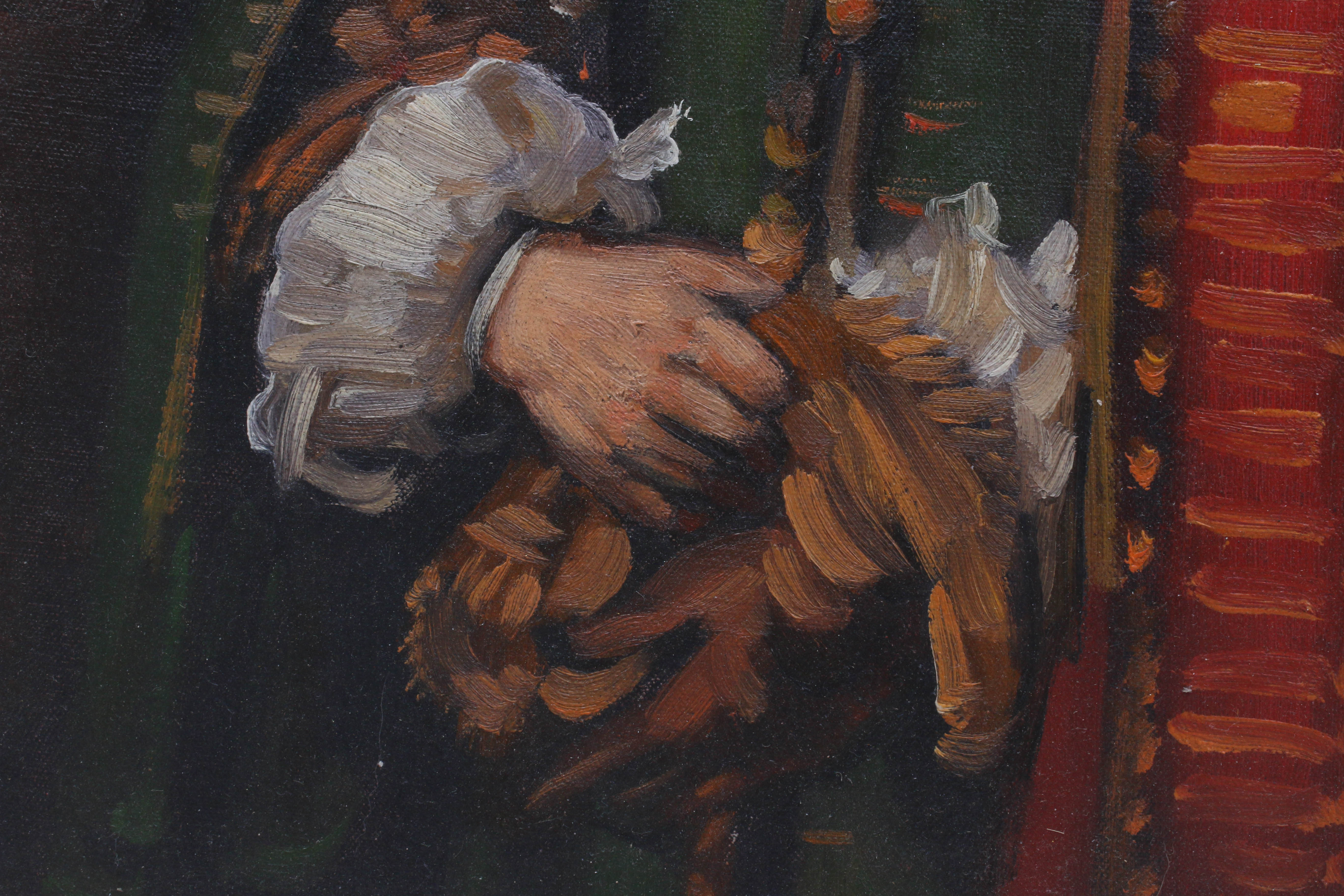 Copy Oil Painting After Rembrandt "Portrait of Jan Six"