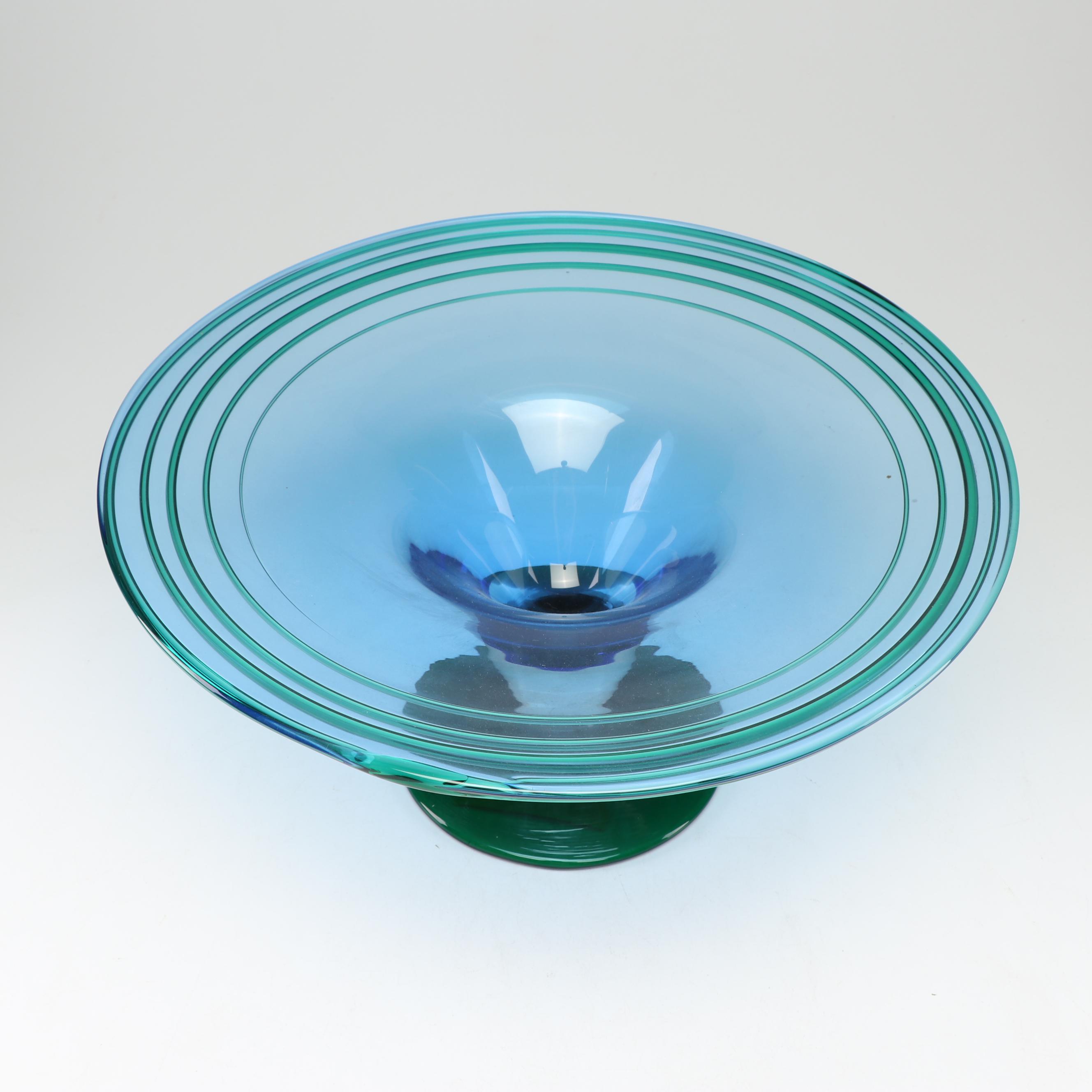 Blenko Art Glass Centerpiece Bowl
