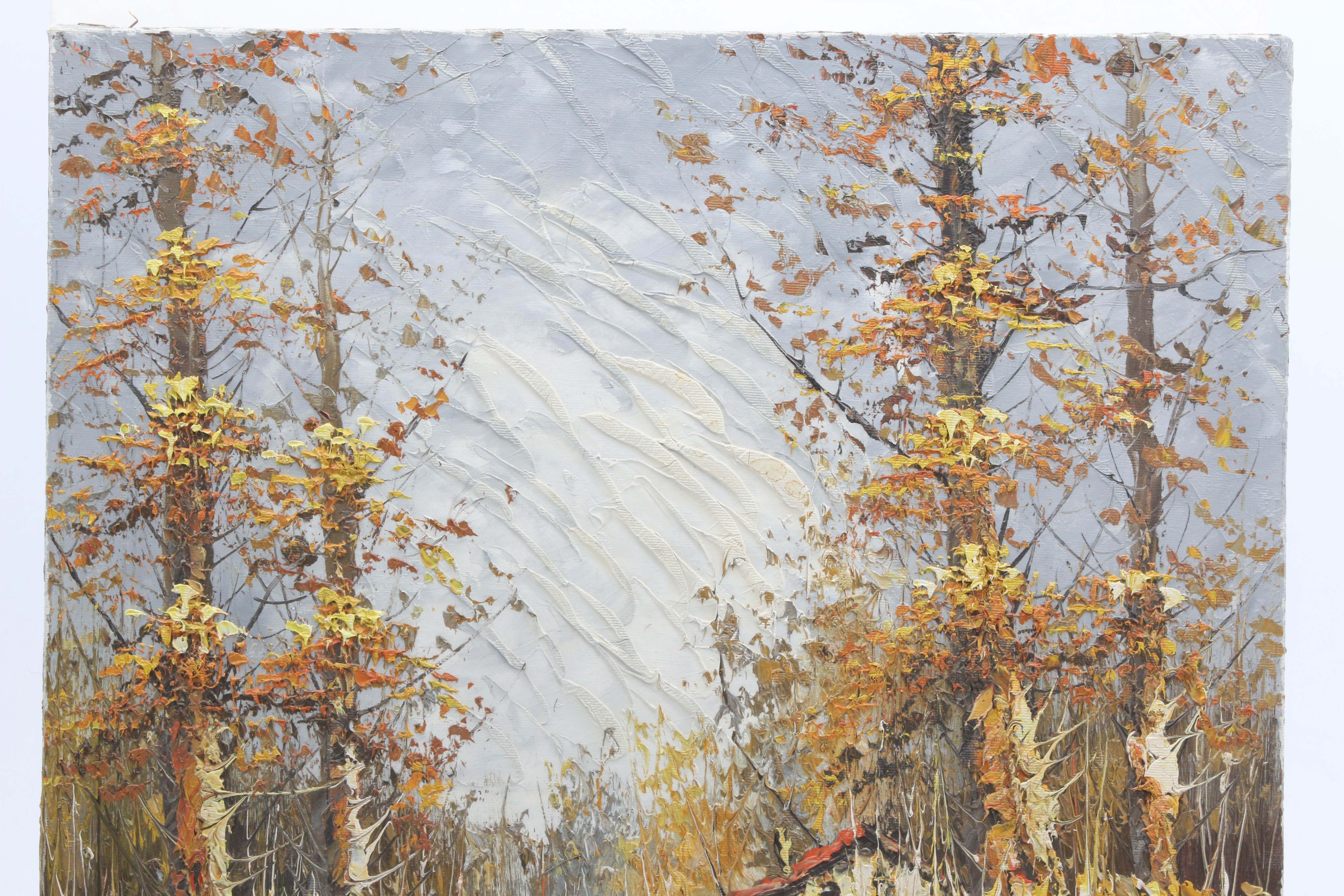 Dorfman Woodland Cabin Oil Painting