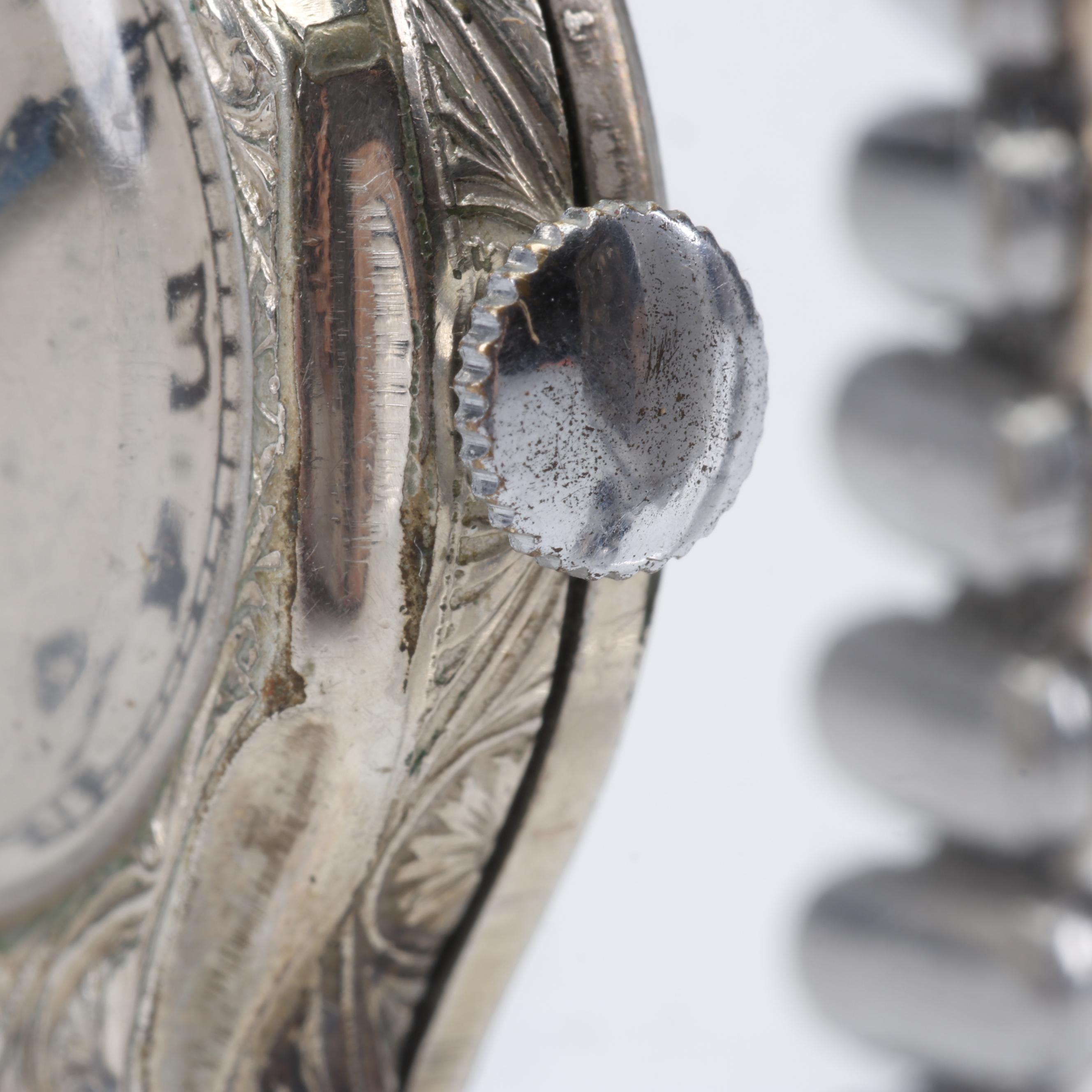 Vintage 14K White Gold Girard-Perregaux Case and Gold Filled Wrist Watches