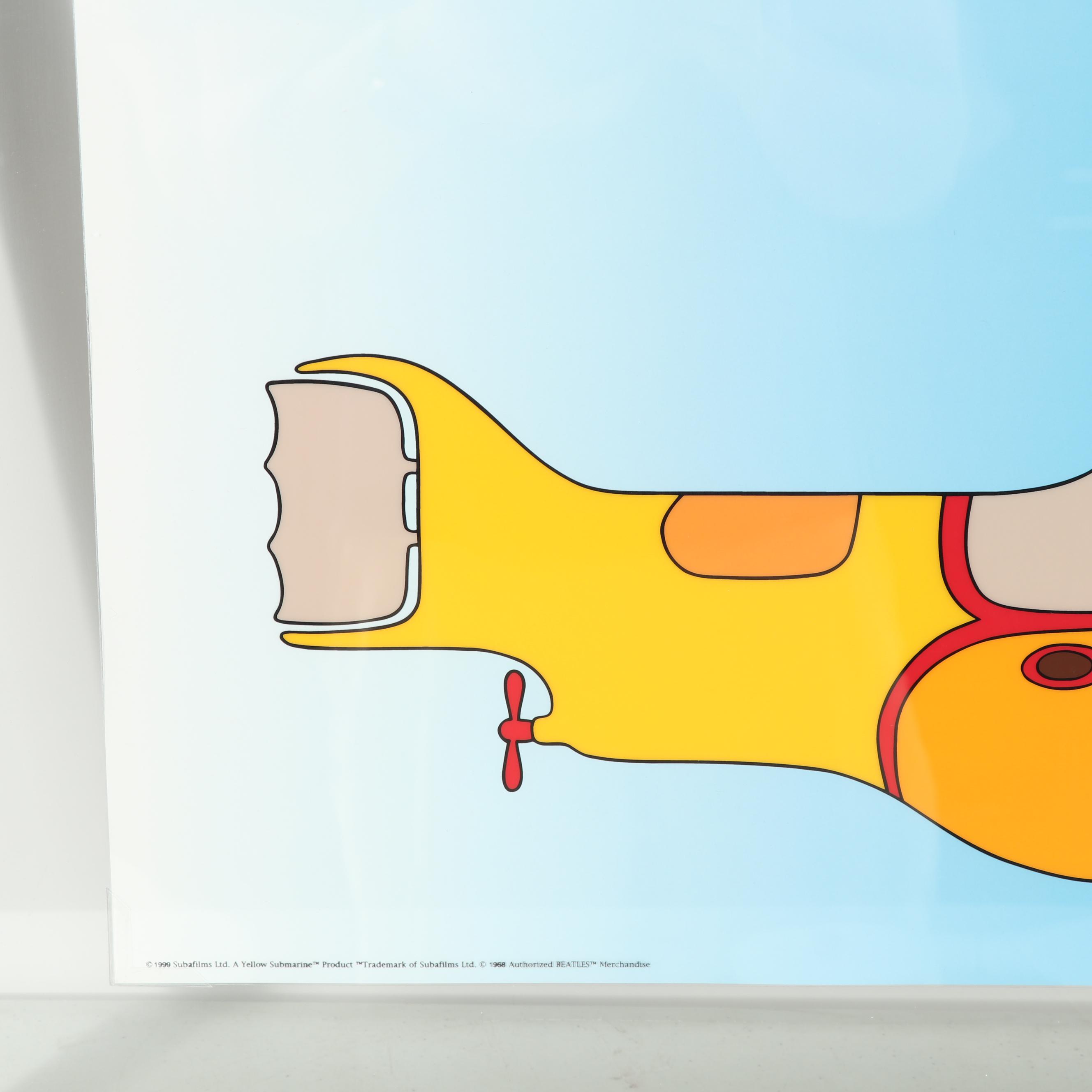 Animation Cel "Yellow Submarine"