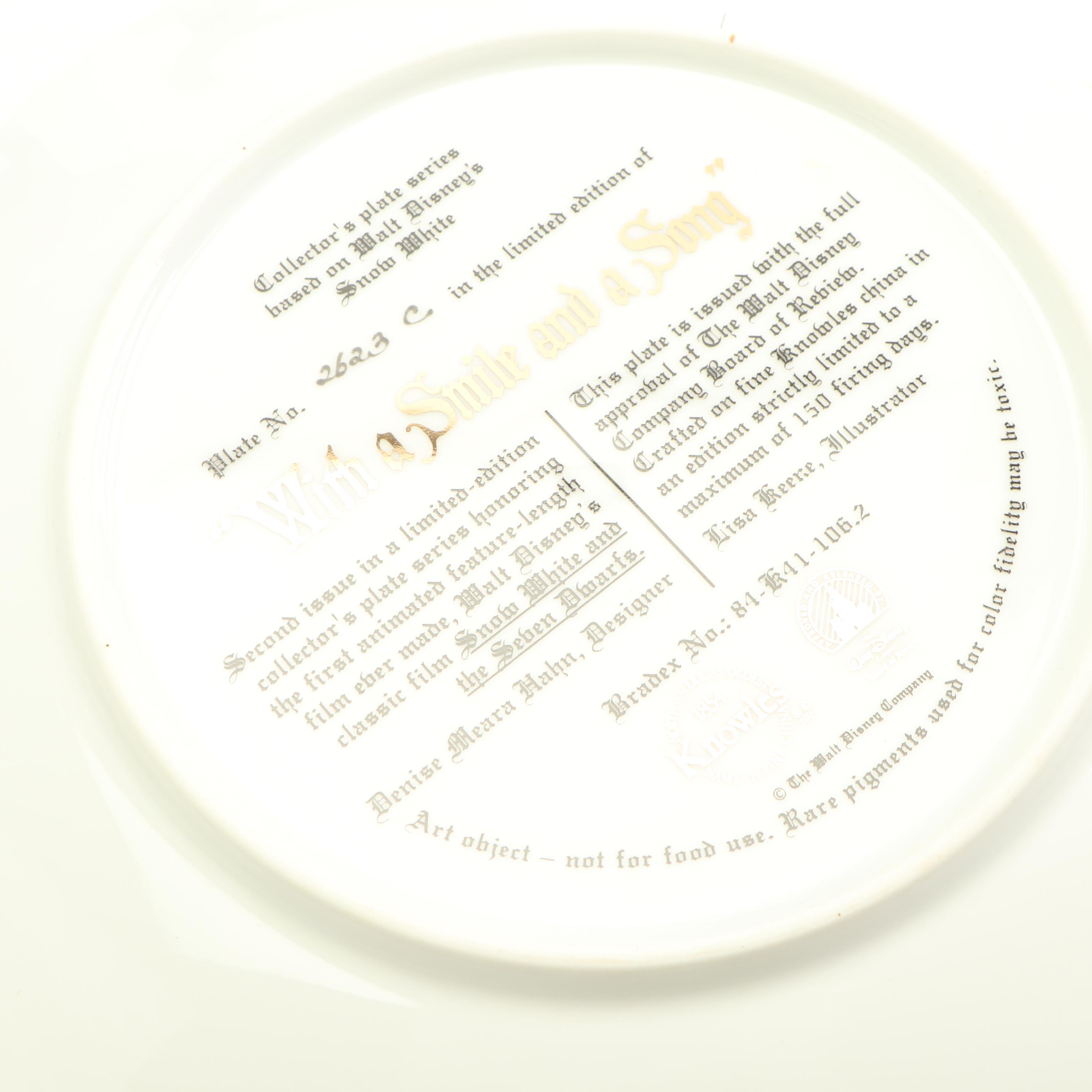 Edwin M. Knowles Collectible Disney Plates