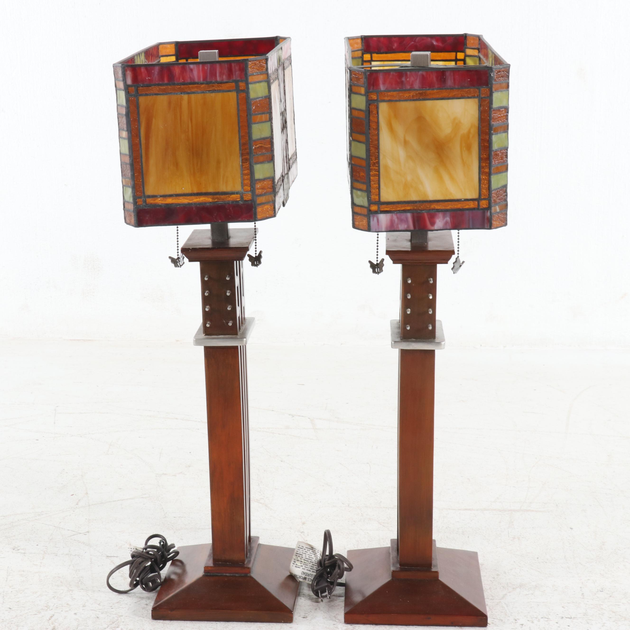 Colour Creations Timeless Serenity by Tania Bricel Tiffany Style Lamps