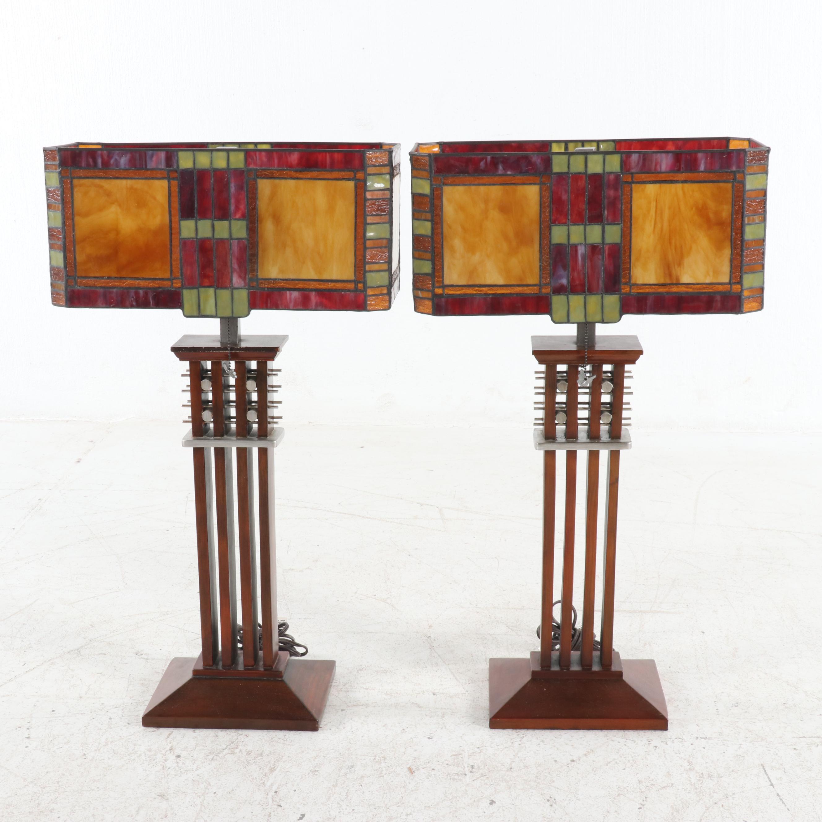 Colour Creations Timeless Serenity by Tania Bricel Tiffany Style Lamps