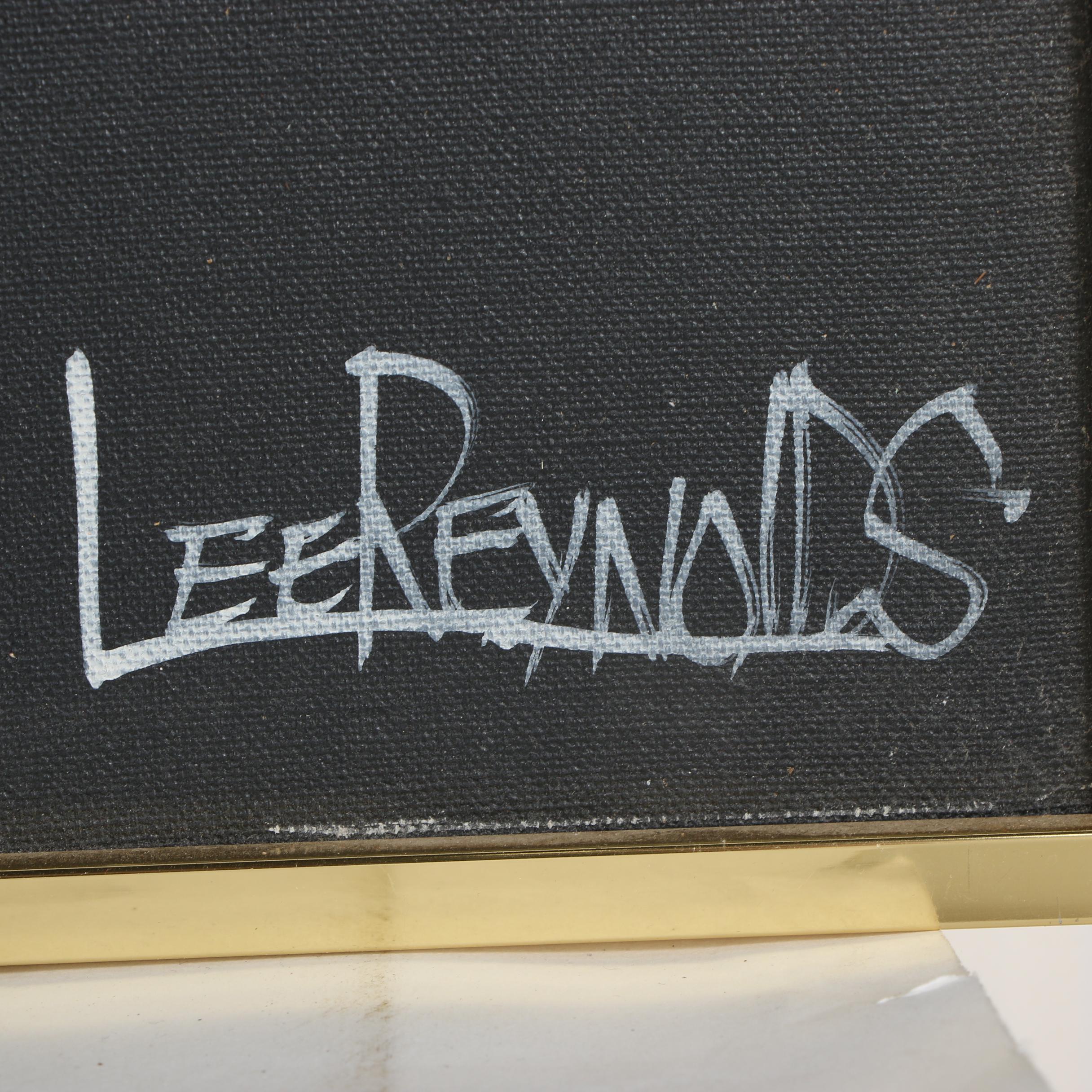 Lee Reynolds Acrylic Painting of Bird of Paradise Flowers