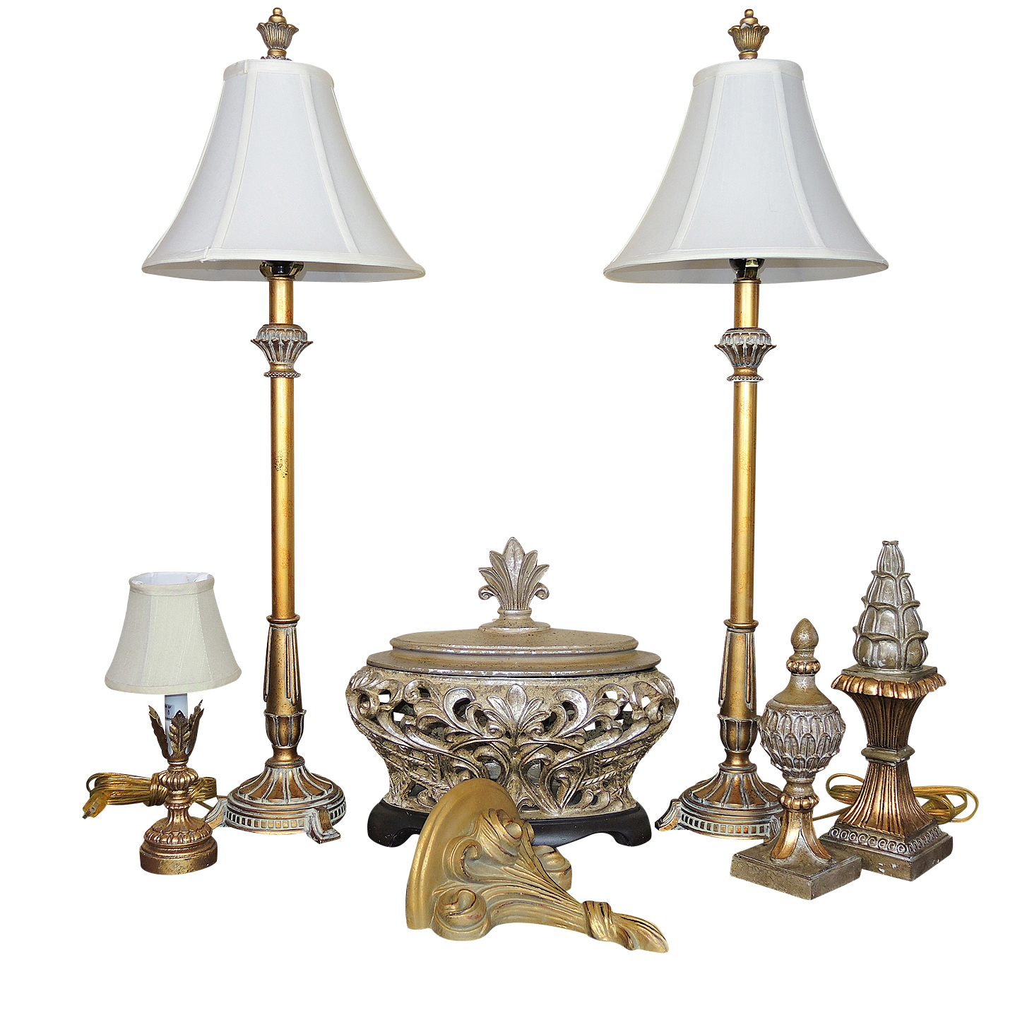 Berman Buffet Lamps and Table Decor