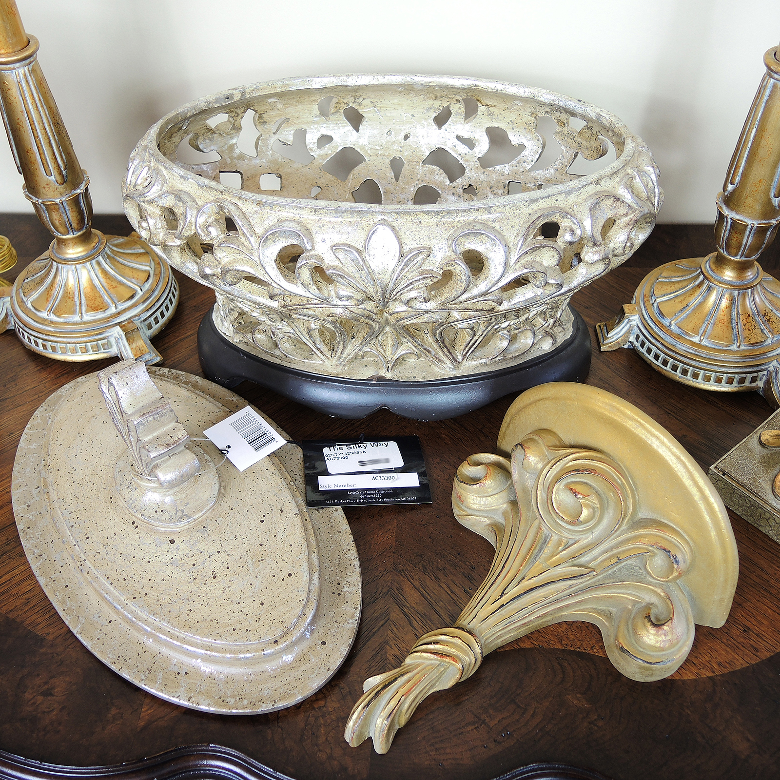 Berman Buffet Lamps and Table Decor