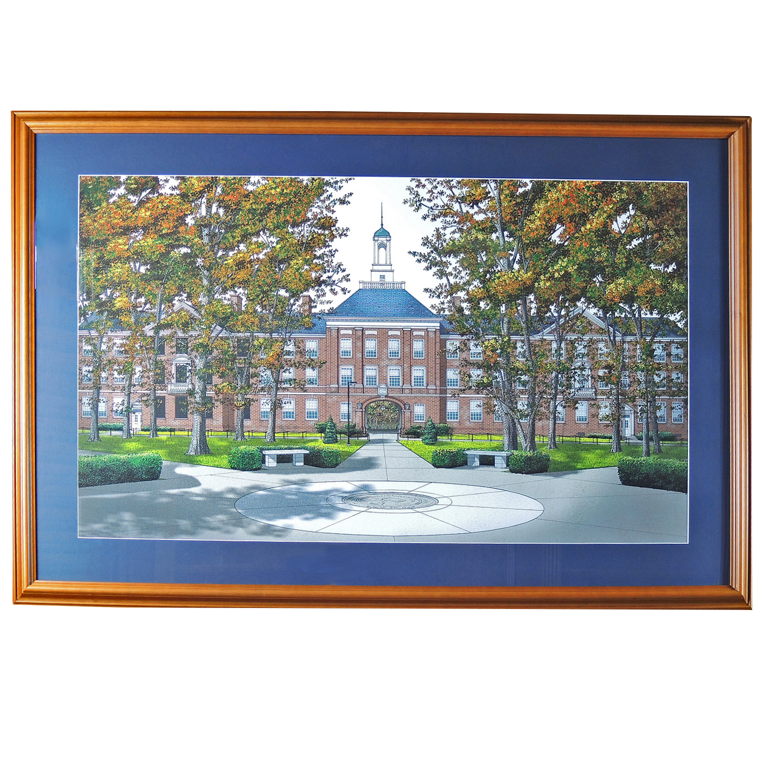 Upham Hall, Miami University, Ohio Offset Lithograph
