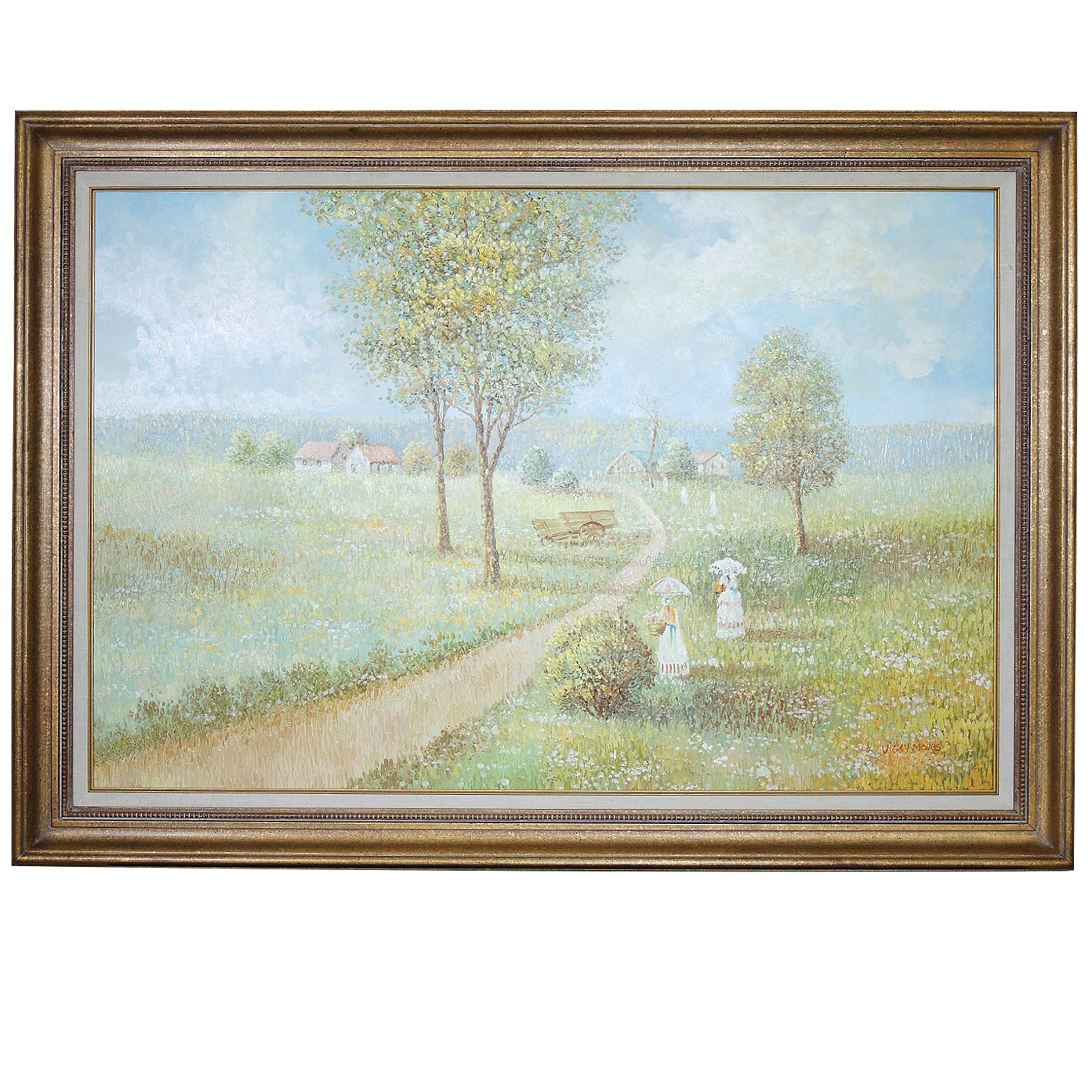 Vicky Moves Oil Painting