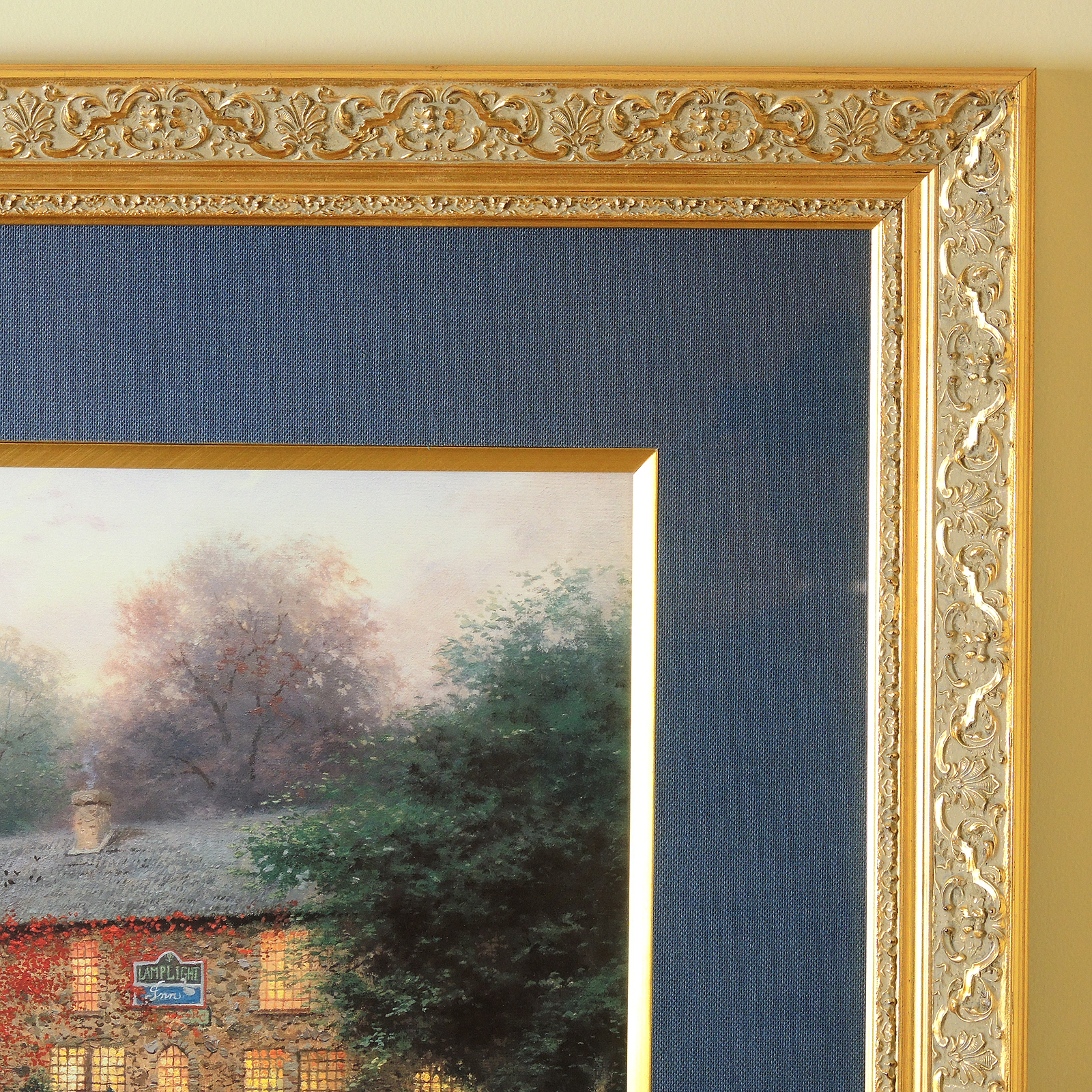 Offset Lithograph after Thomas Kinkade "Lamplight Lane III"