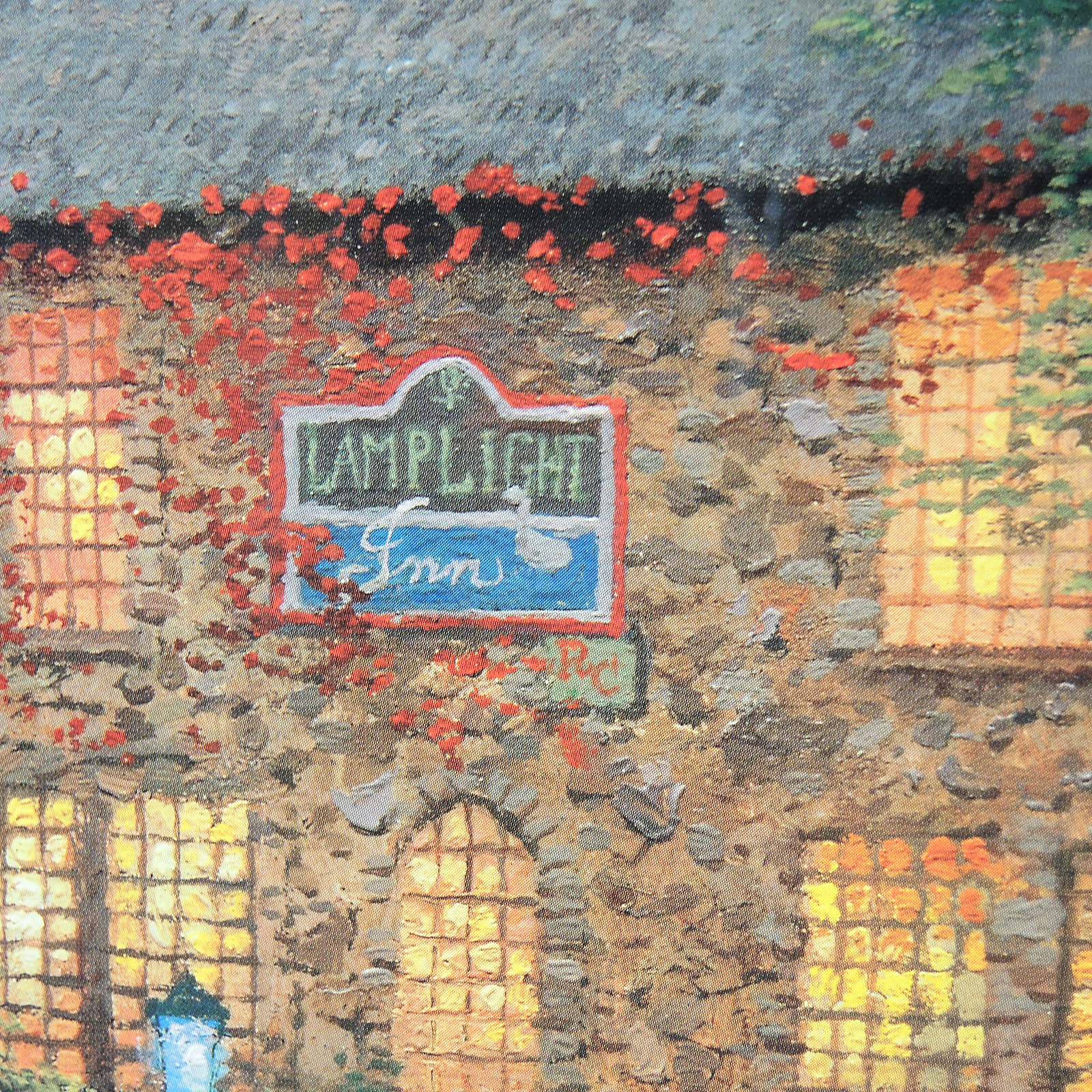 Offset Lithograph after Thomas Kinkade "Lamplight Lane III"