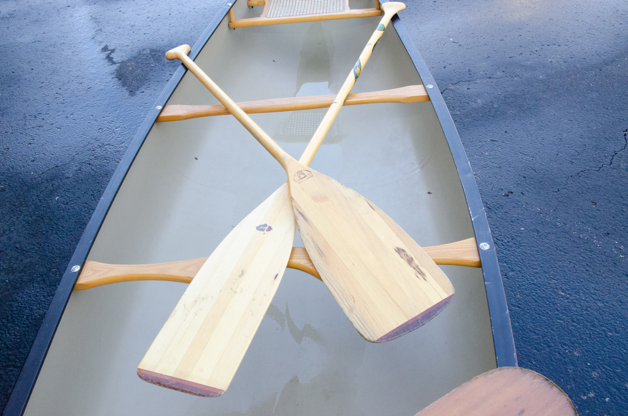 Old Town "Penobscot 16" Lightweight Canoe, Life Preservers and Waterproof Bags