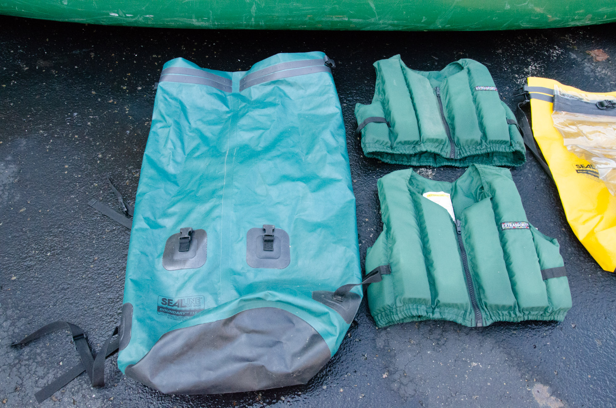 Old Town "Penobscot 16" Lightweight Canoe, Life Preservers and Waterproof Bags