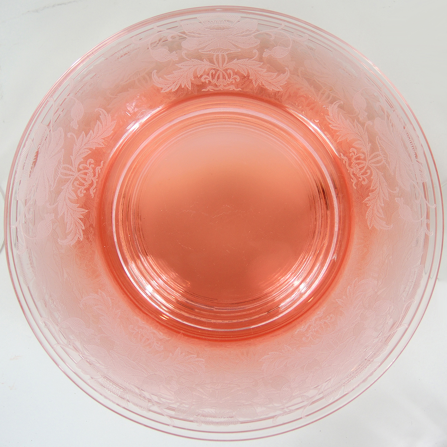 Tiffan "Flanders" Pattern Pink Depression Era Tableware