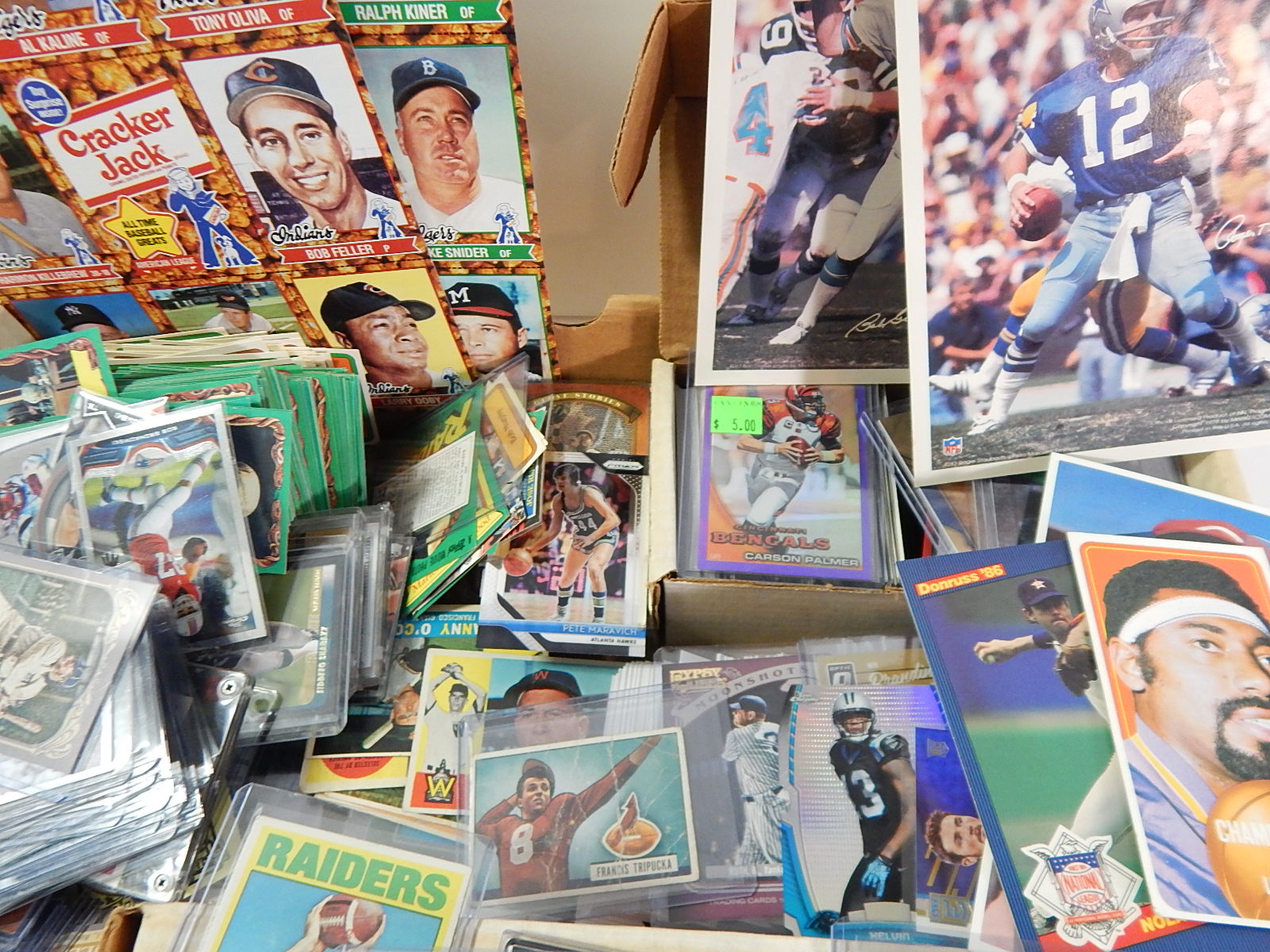 Sports Card Collection from 1950s thru 2000s- Around 2000 Count Lot