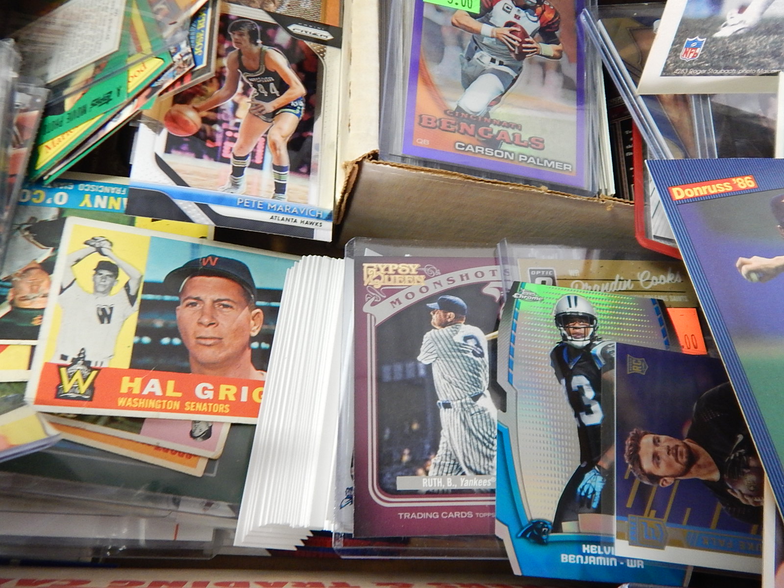 Sports Card Collection from 1950s thru 2000s- Around 2000 Count Lot