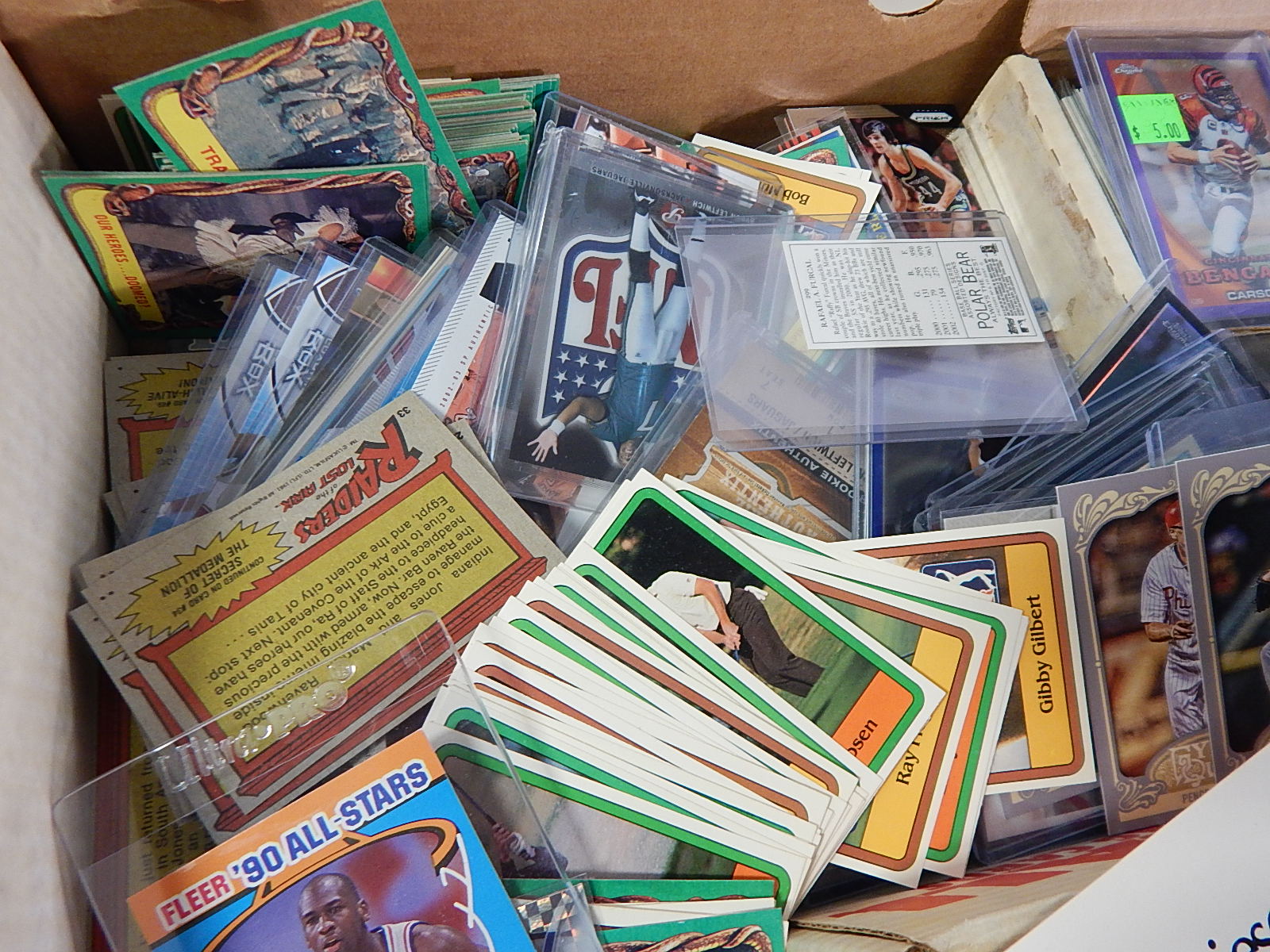 Sports Card Collection from 1950s thru 2000s- Around 2000 Count Lot