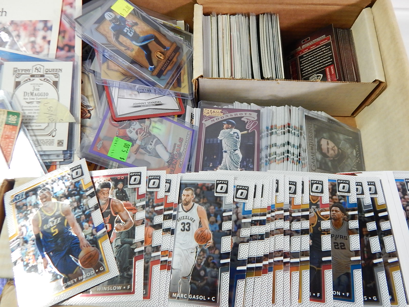 Sports Card Collection from 1950s thru 2000s- Around 2000 Count Lot