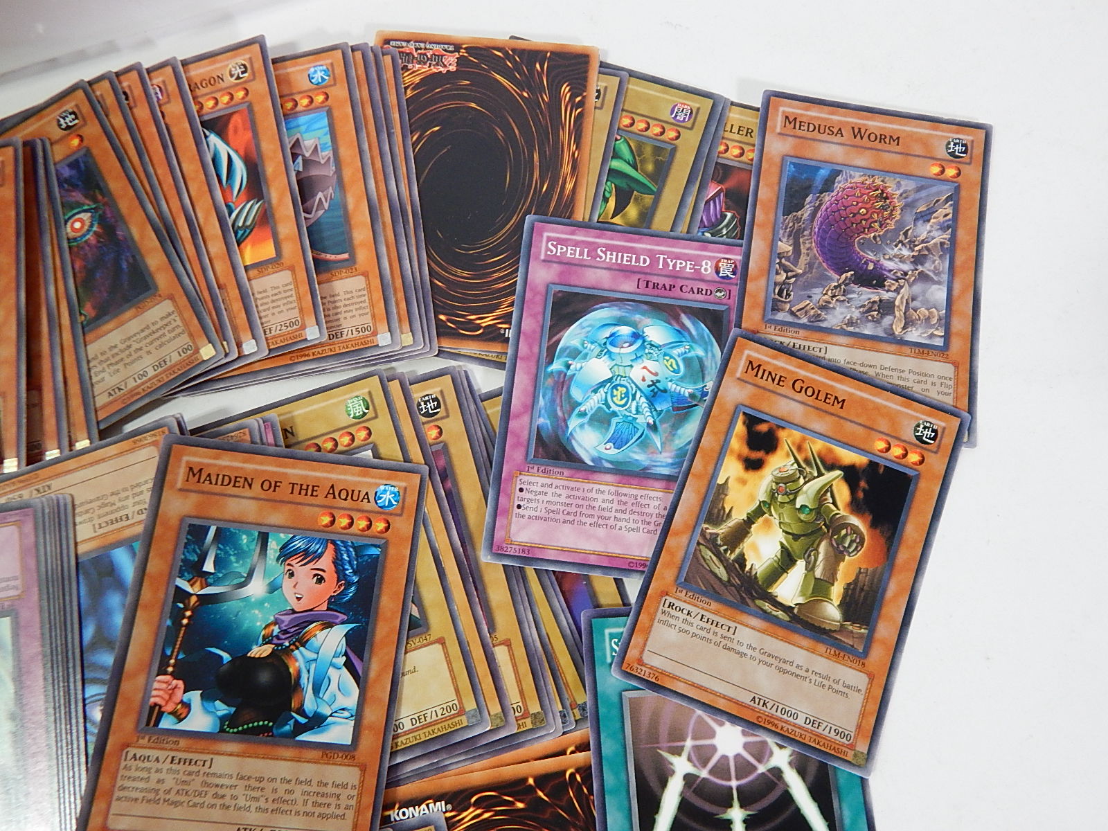 1996 Yu-Gi-Oh! Trading Cards with Holograms - Over 200 Count Lot