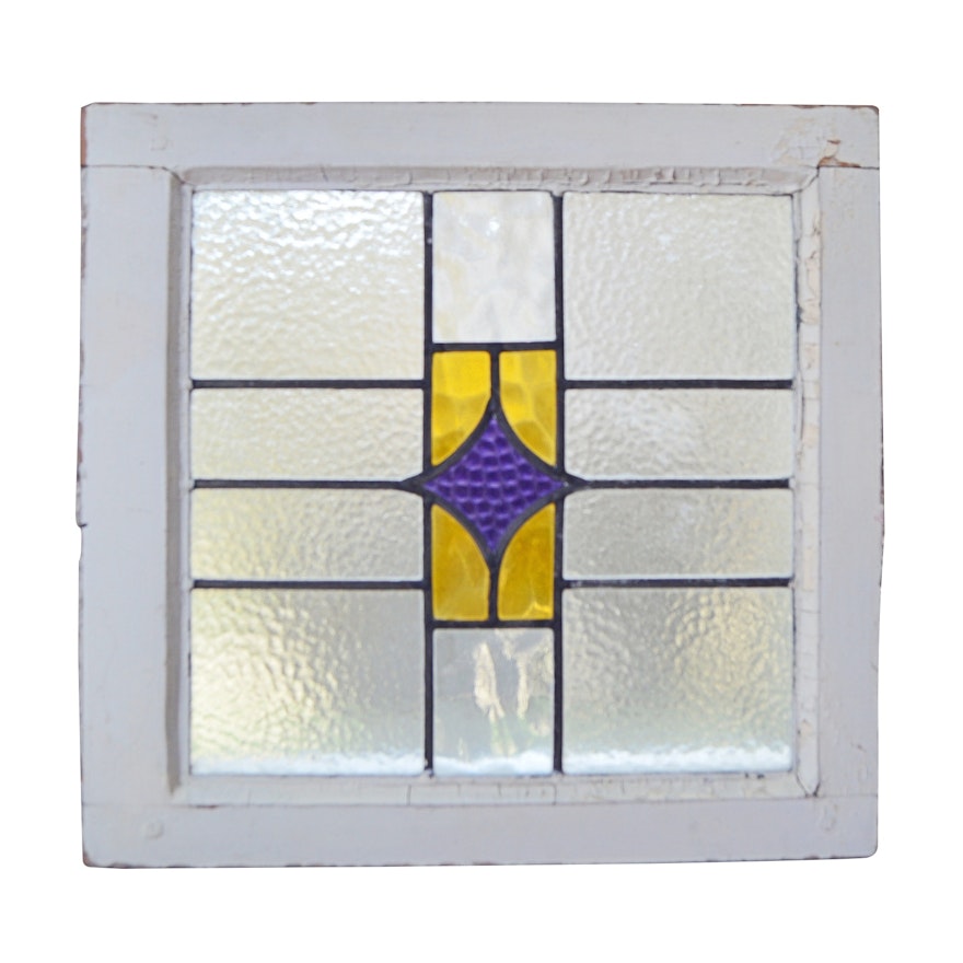 Stained Leaded Glass Window