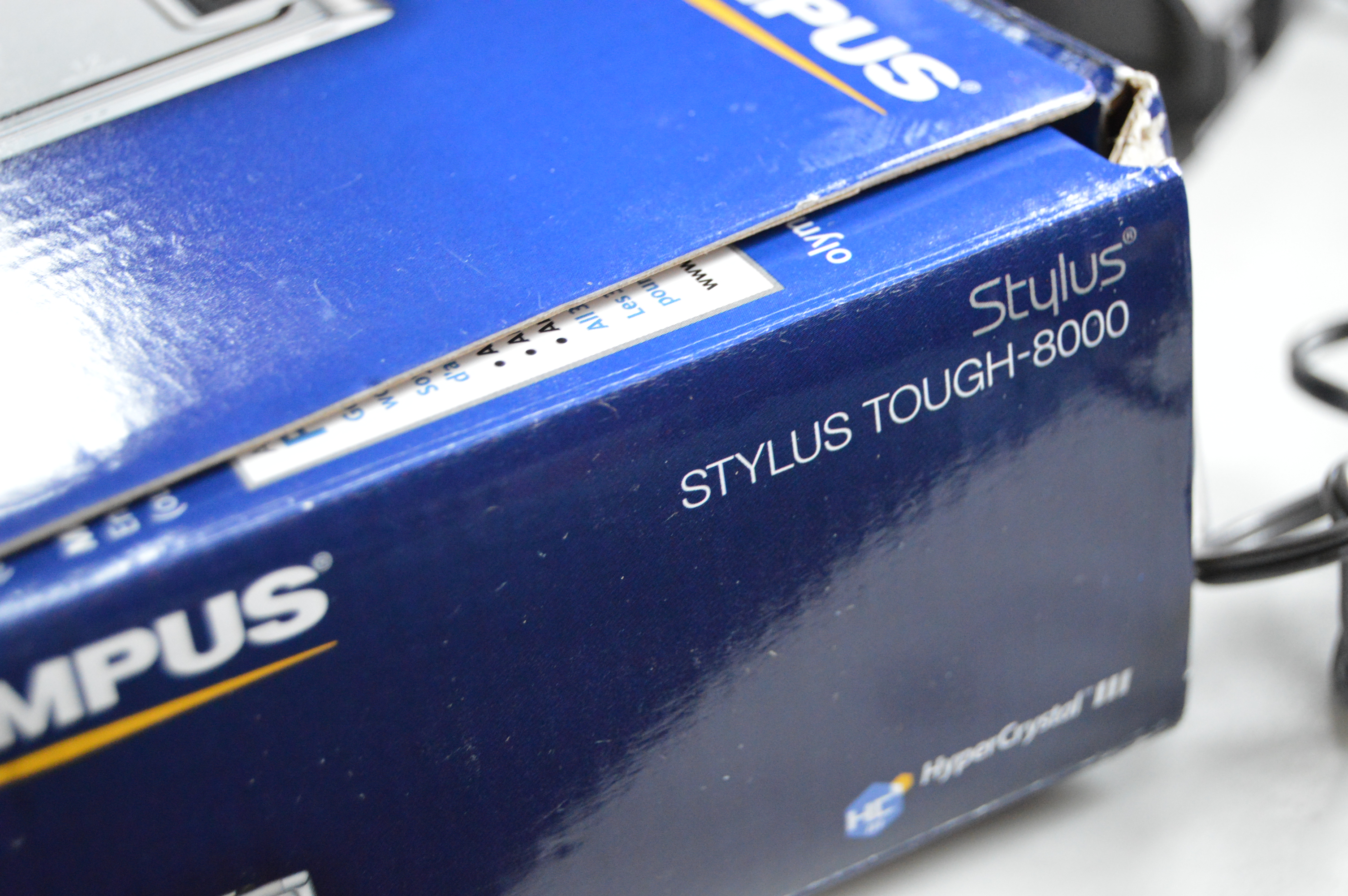 Vintage GE Sportmate Portable Radio+Olympus Stylus Tough 12 MP Digital Camera